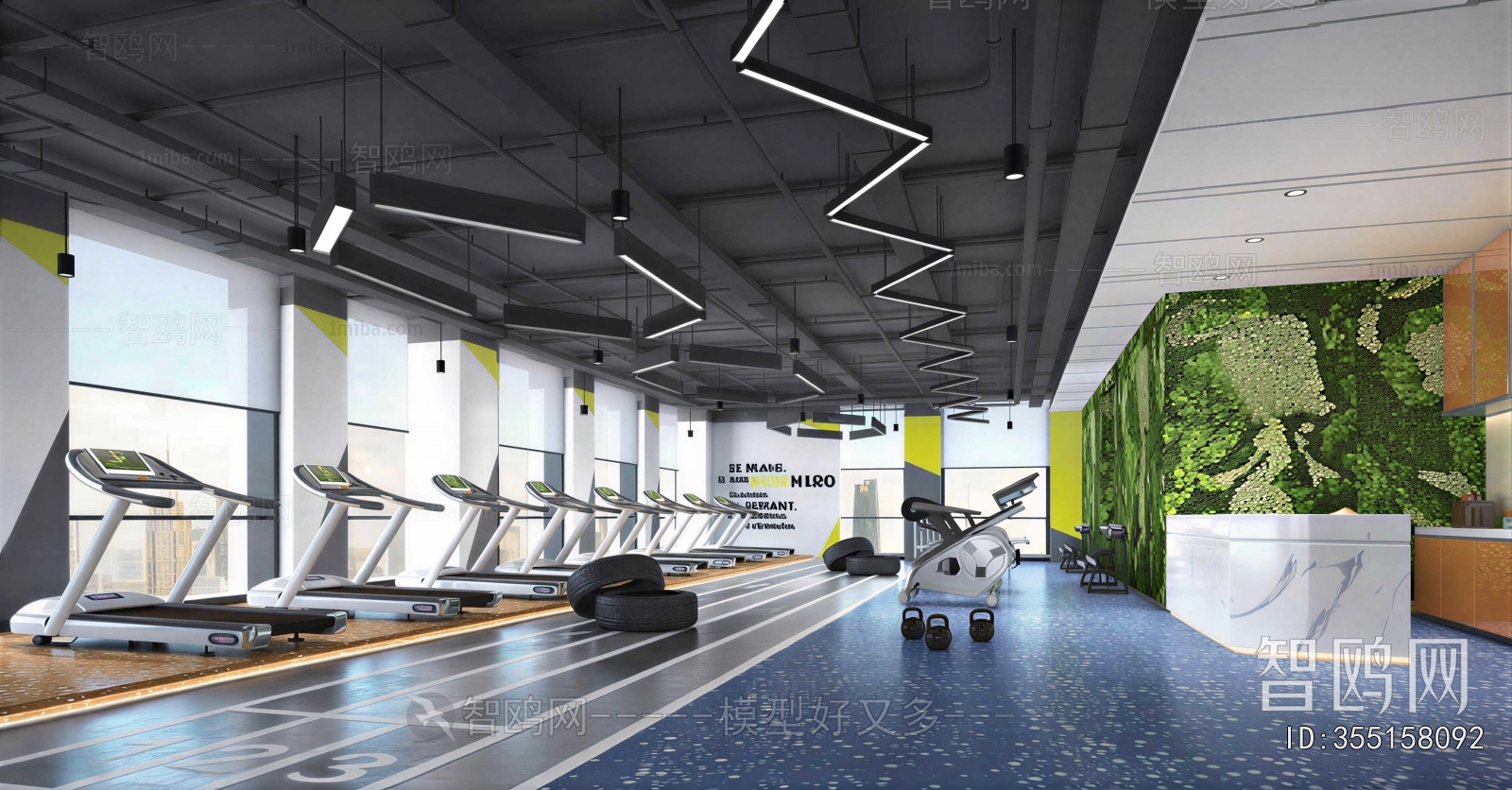 Industrial Style Gym