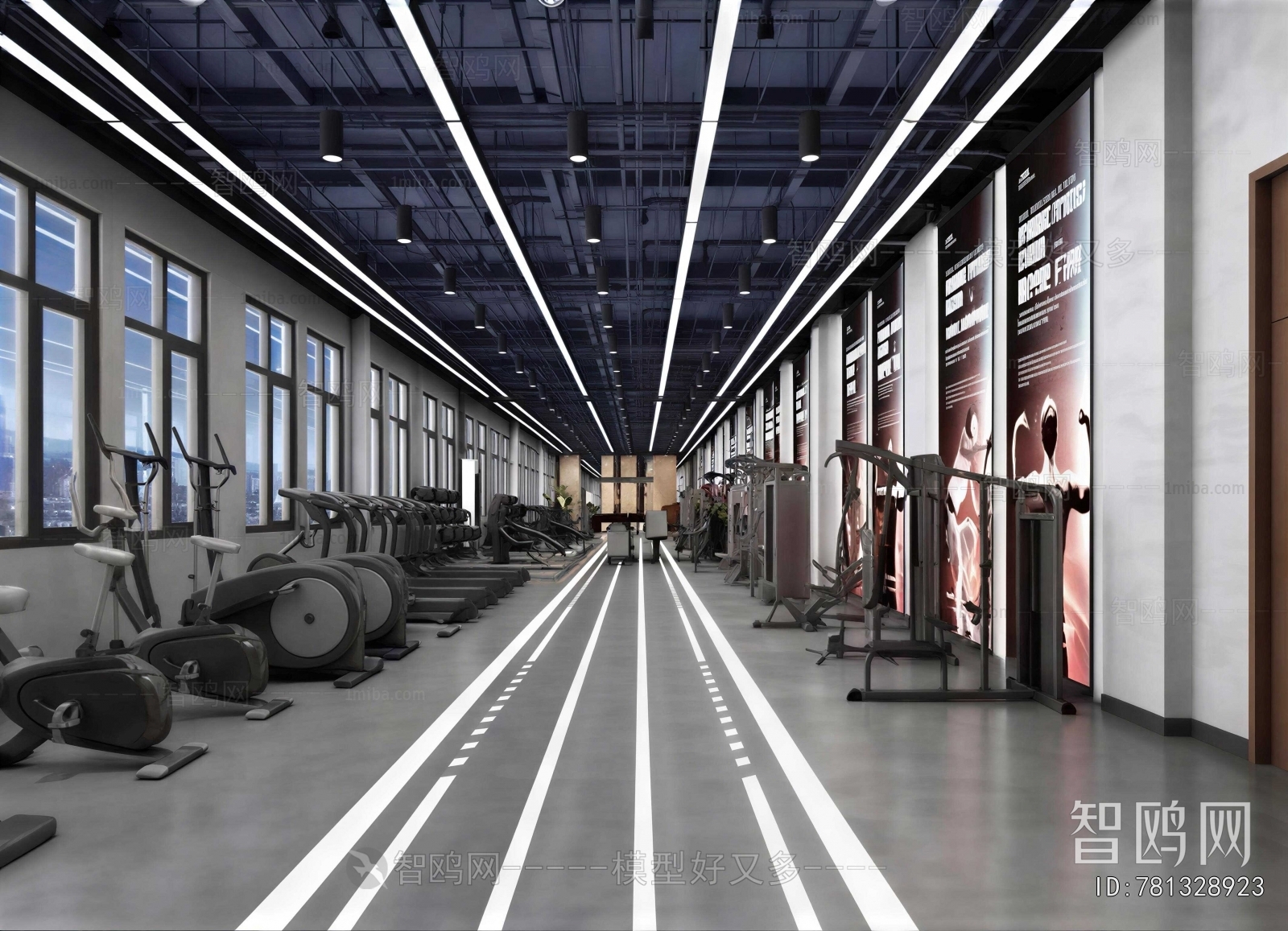 Industrial Style Gym