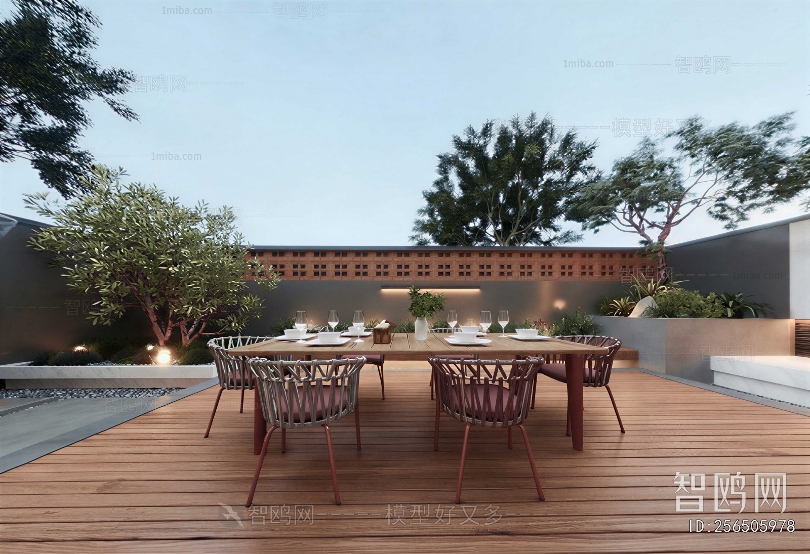 Modern Courtyard/landscape
