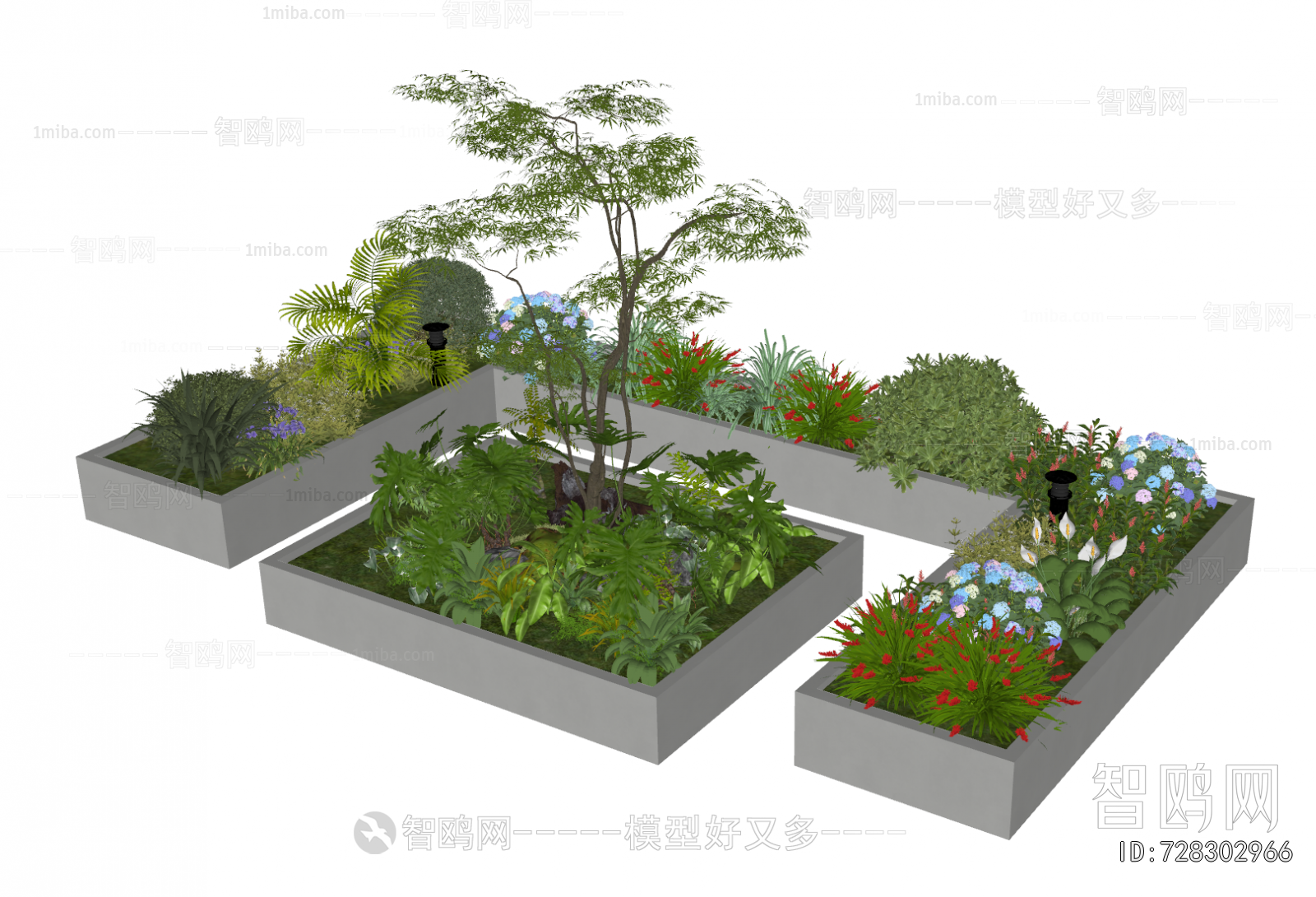 Modern Flower Bed, Flower Bowl, Flower Box