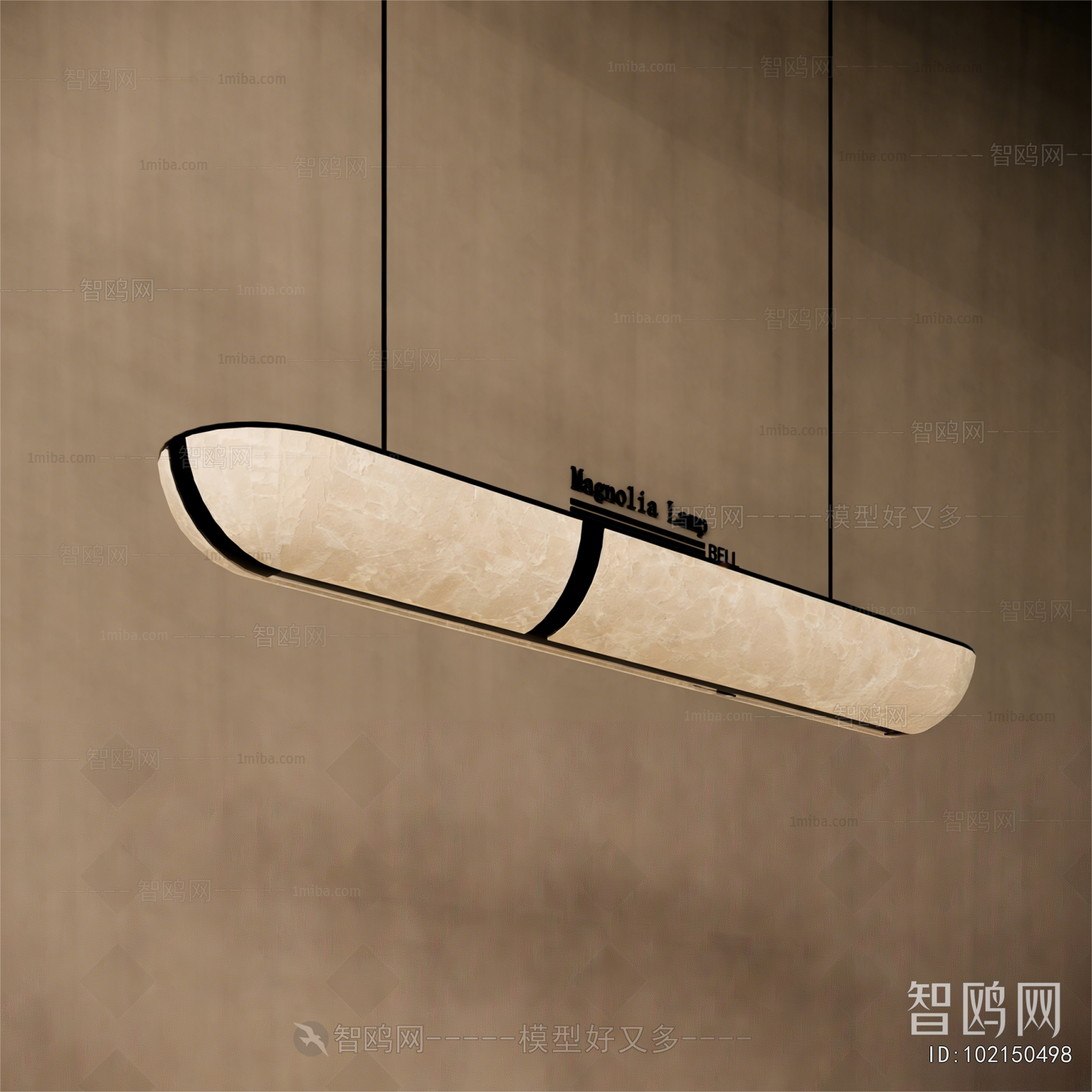 New Chinese Style Long Chandelier
