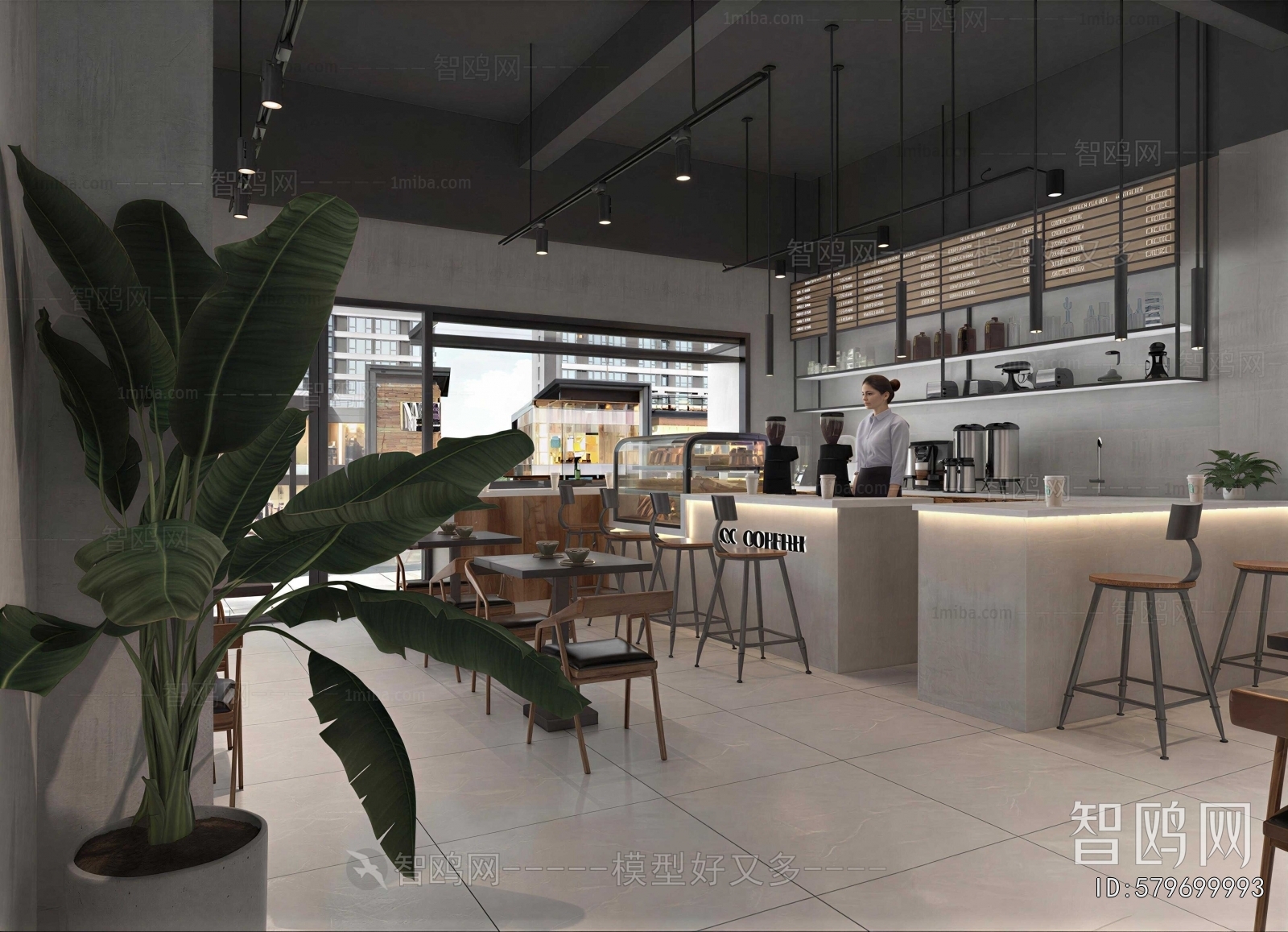 Industrial Style Cafe