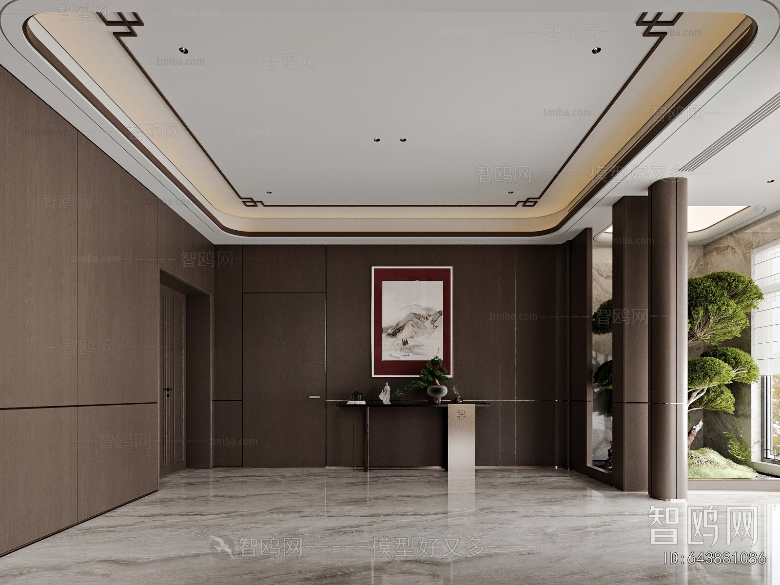New Chinese Style Stairwell