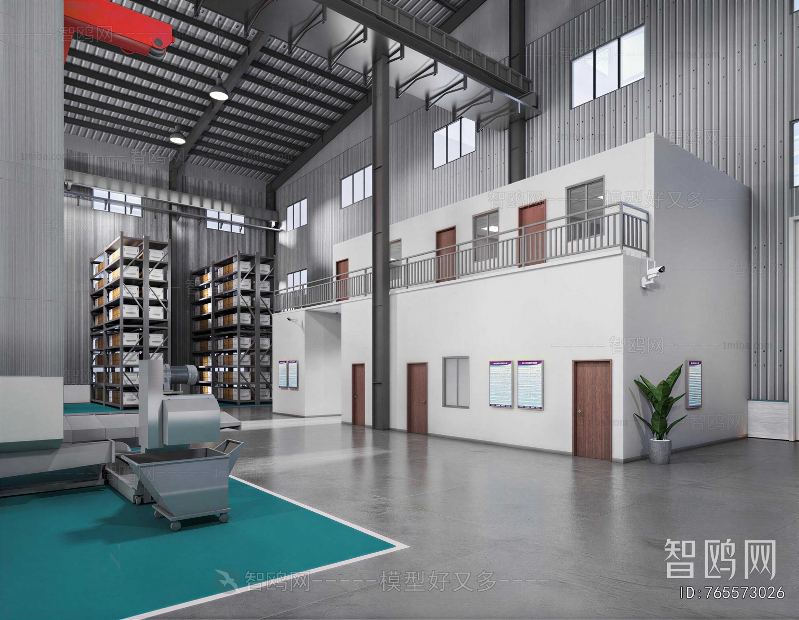 Modern Factory Floor/warehouse