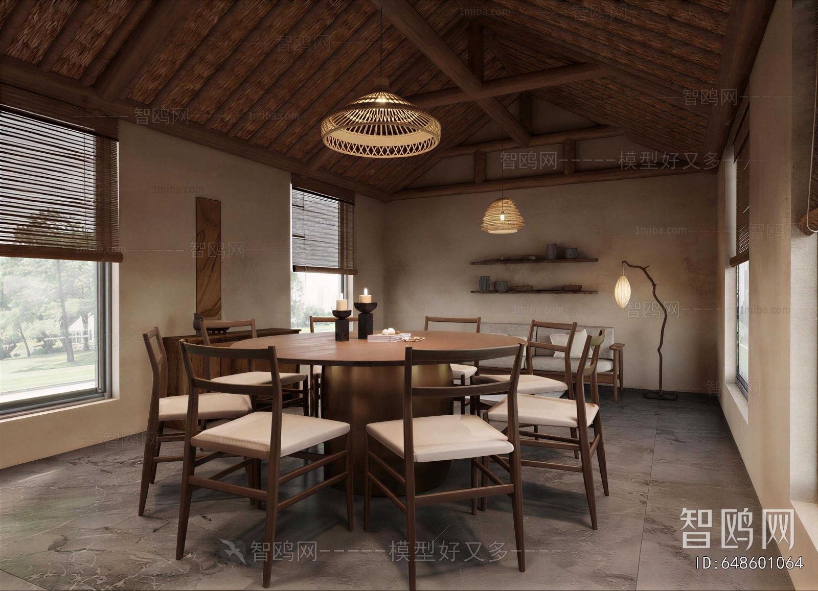 Wabi-sabi Style Restaurant