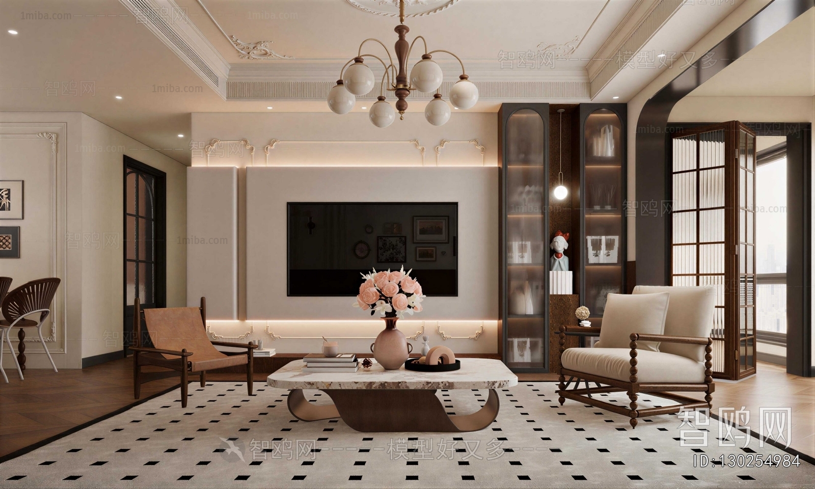 French Style A Living Room