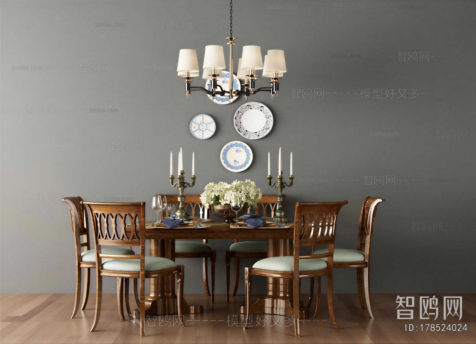 American Style Dining Table And Chairs