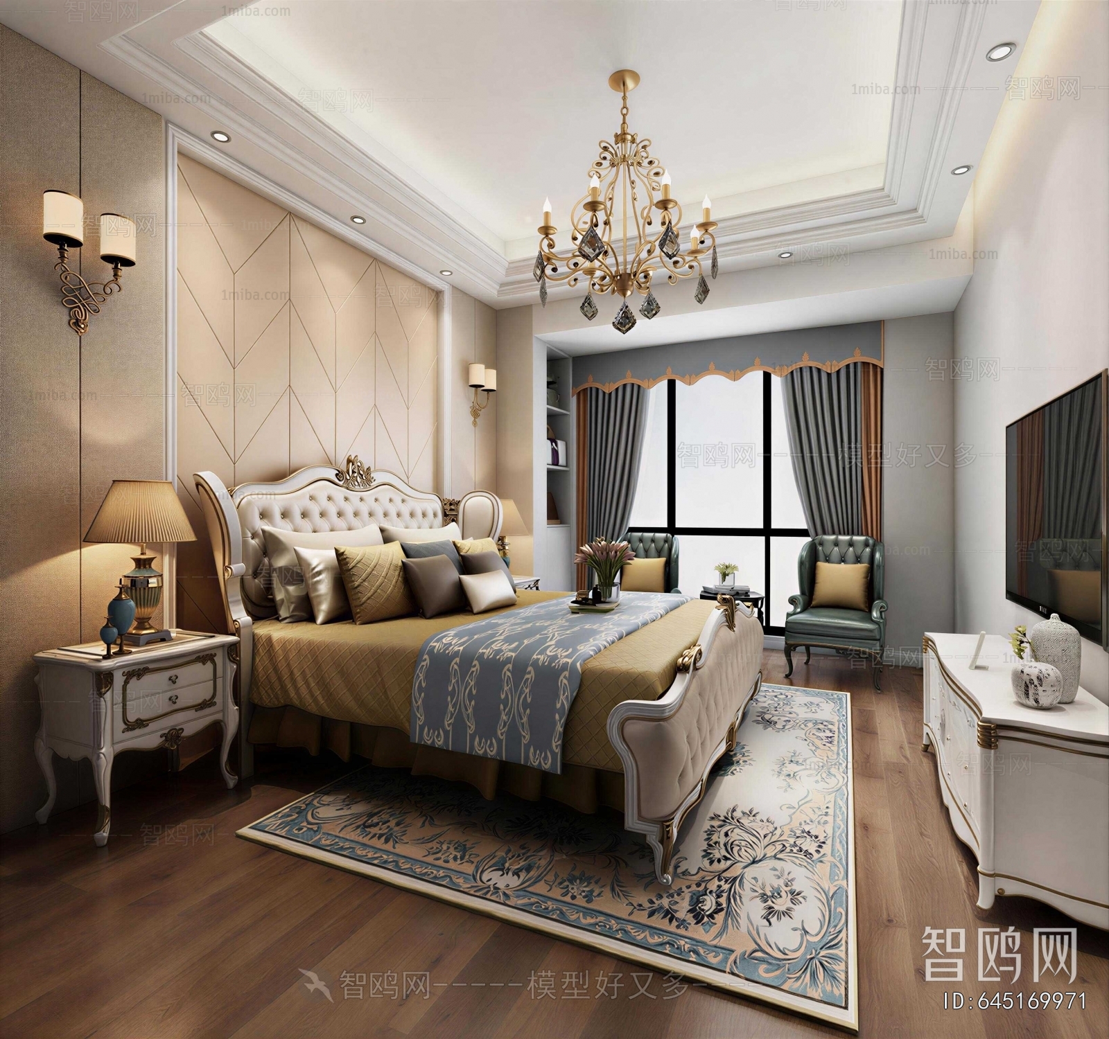 European Style Bedroom