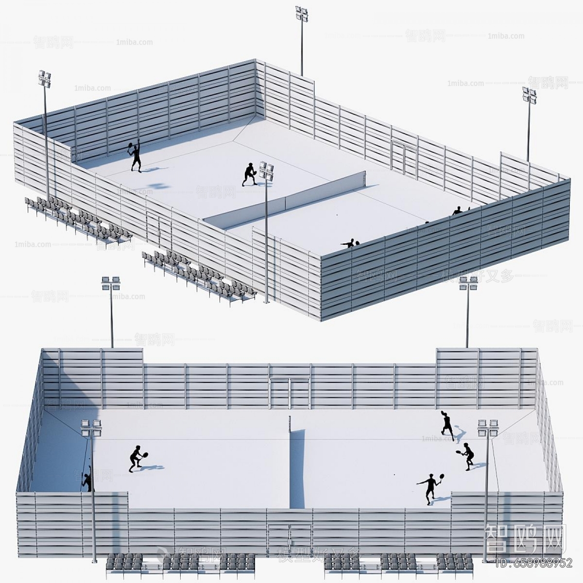 Modern Outdoor Sports Stadium