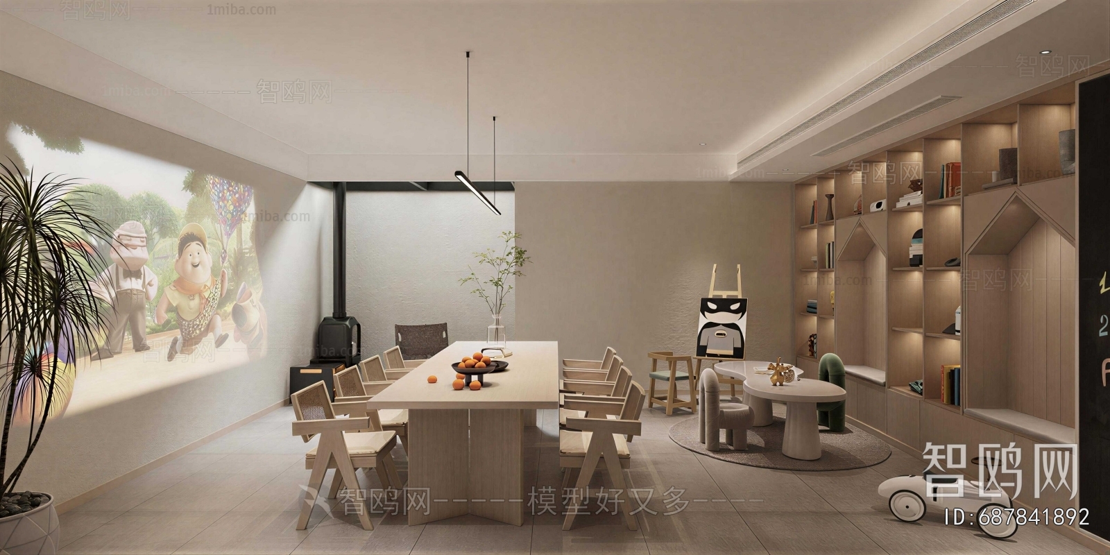 Wabi-sabi Style A Living Room