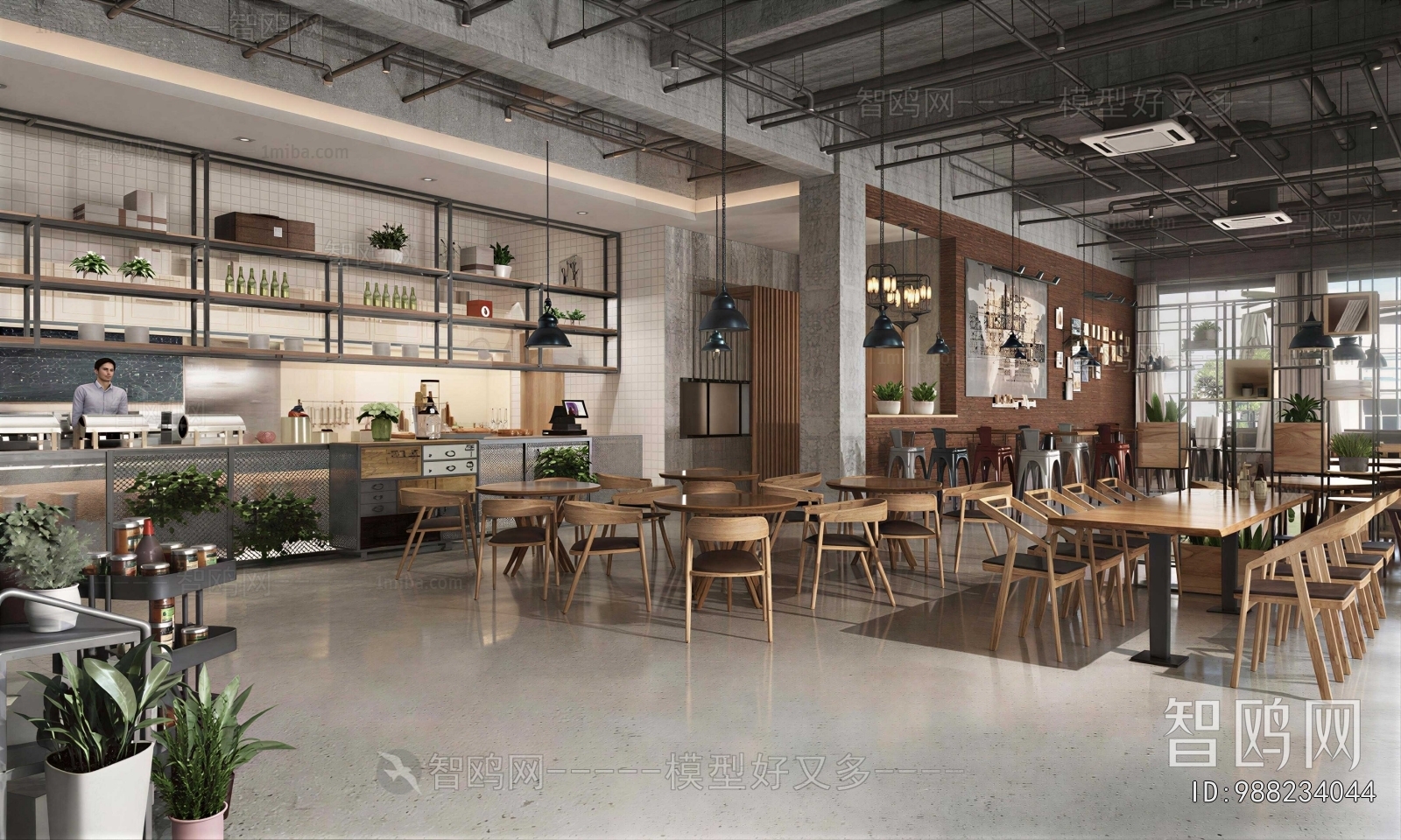 Industrial Style Cafe