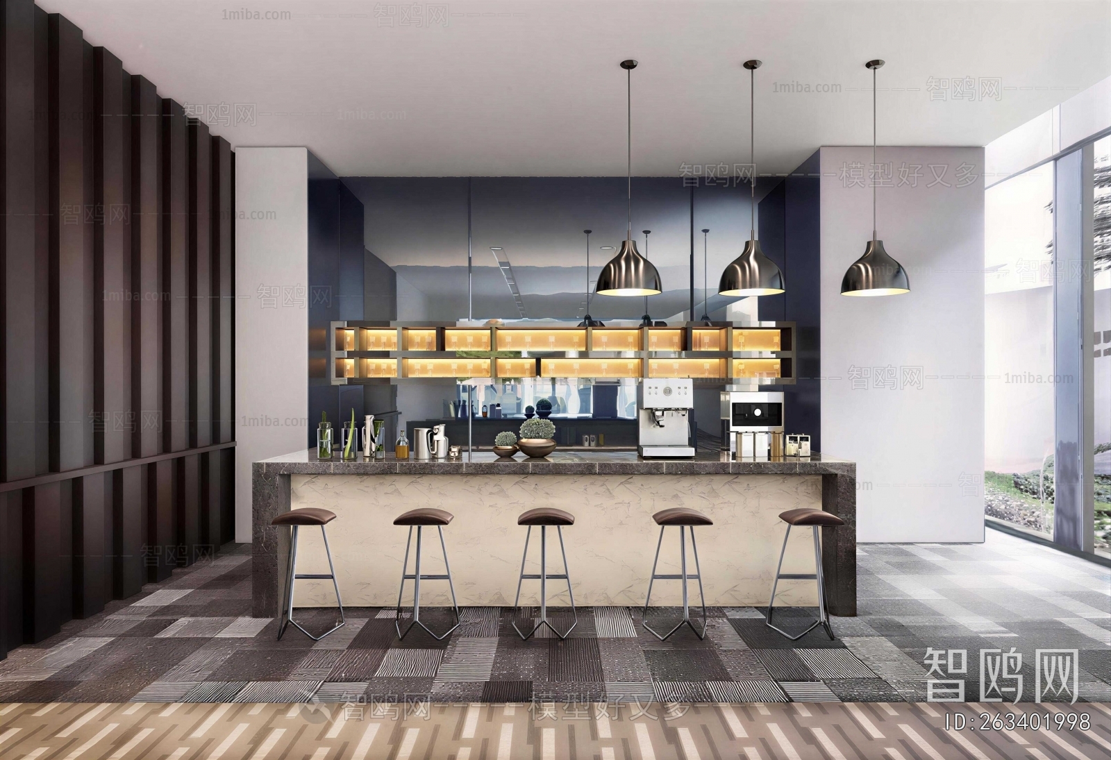 Modern Counter Bar