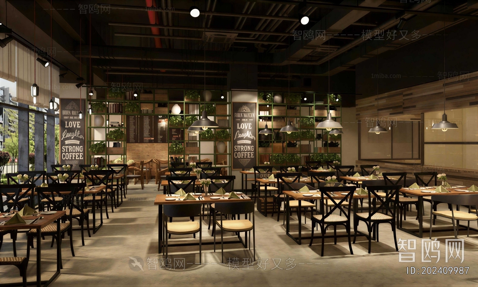 Industrial Style Cafe