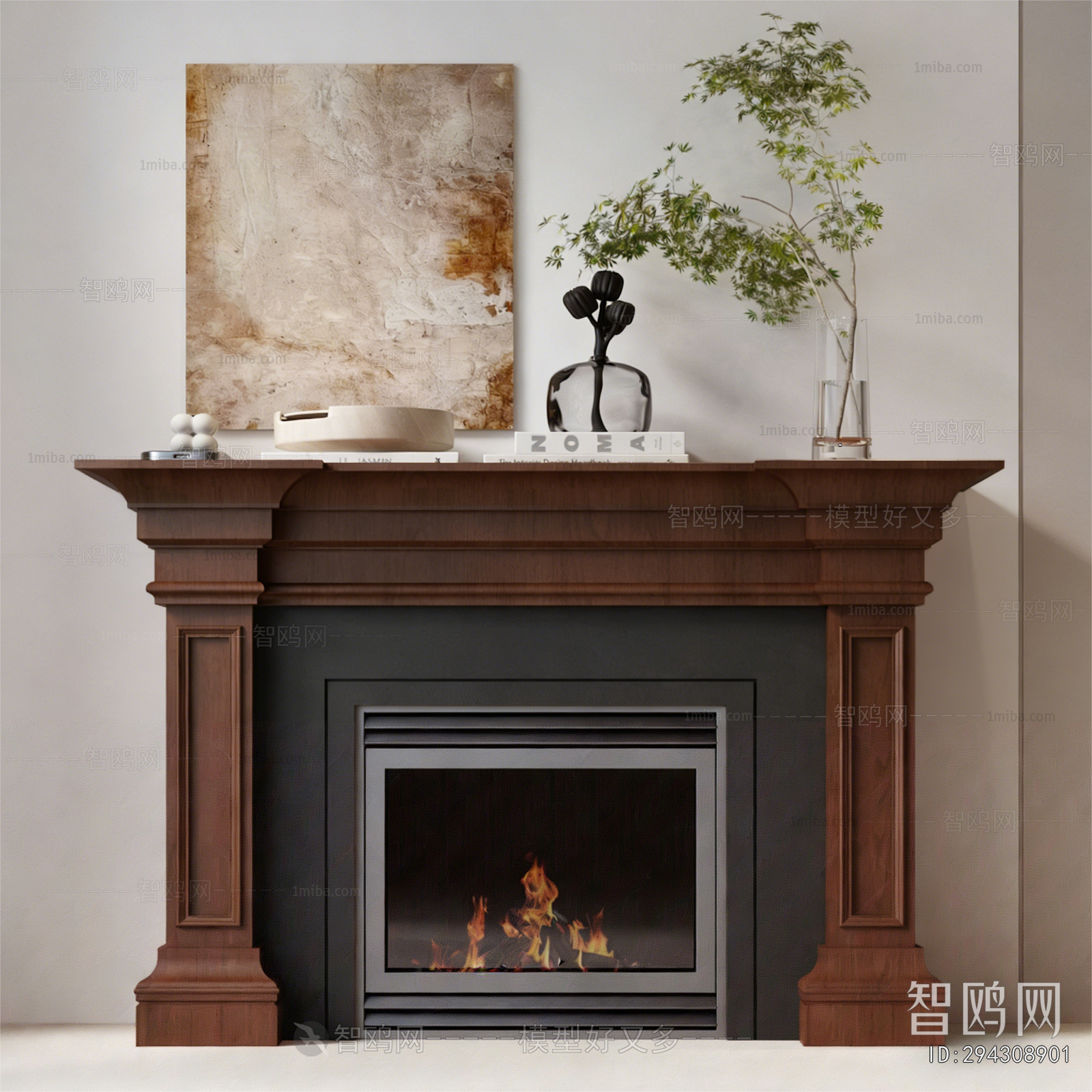 French Style Fireplace