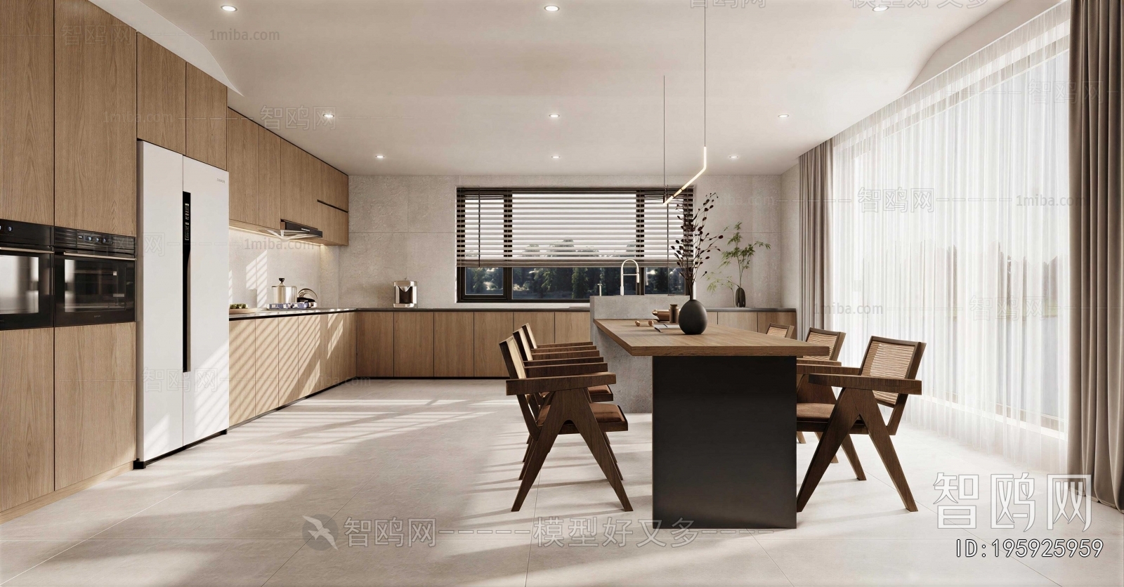 Wabi-sabi Style Dining Room