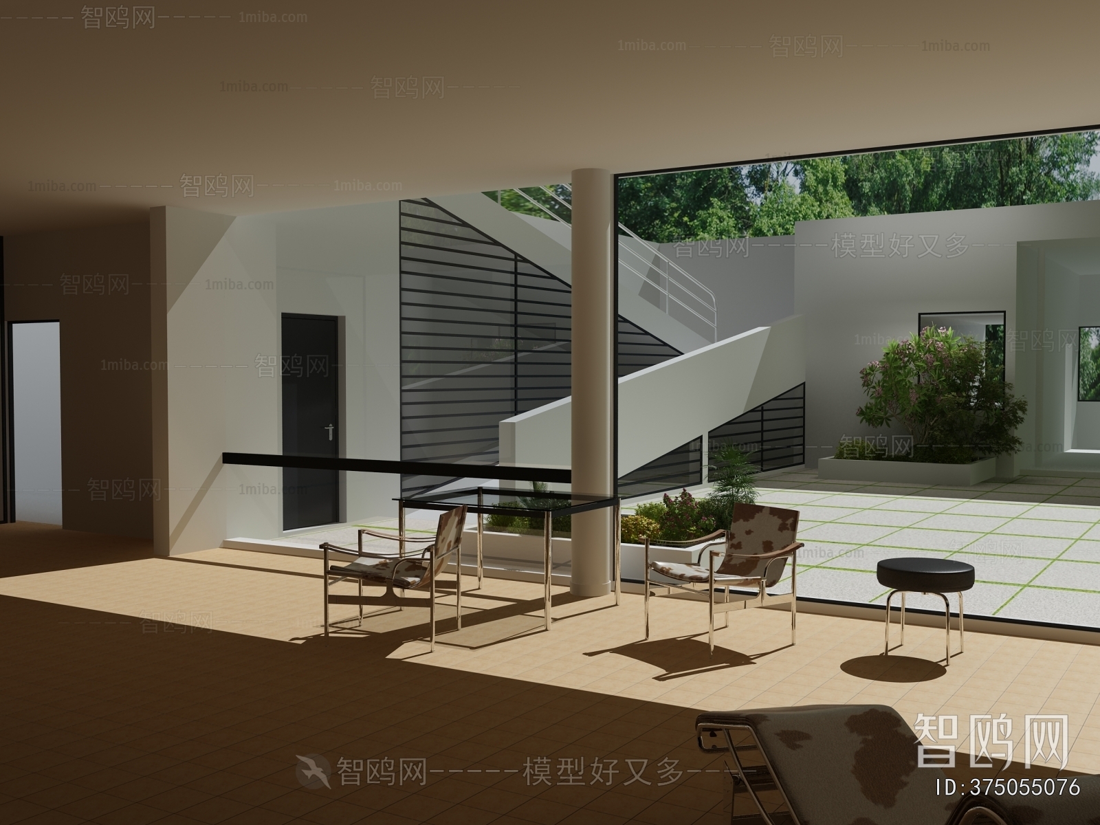 Modern Courtyard/landscape