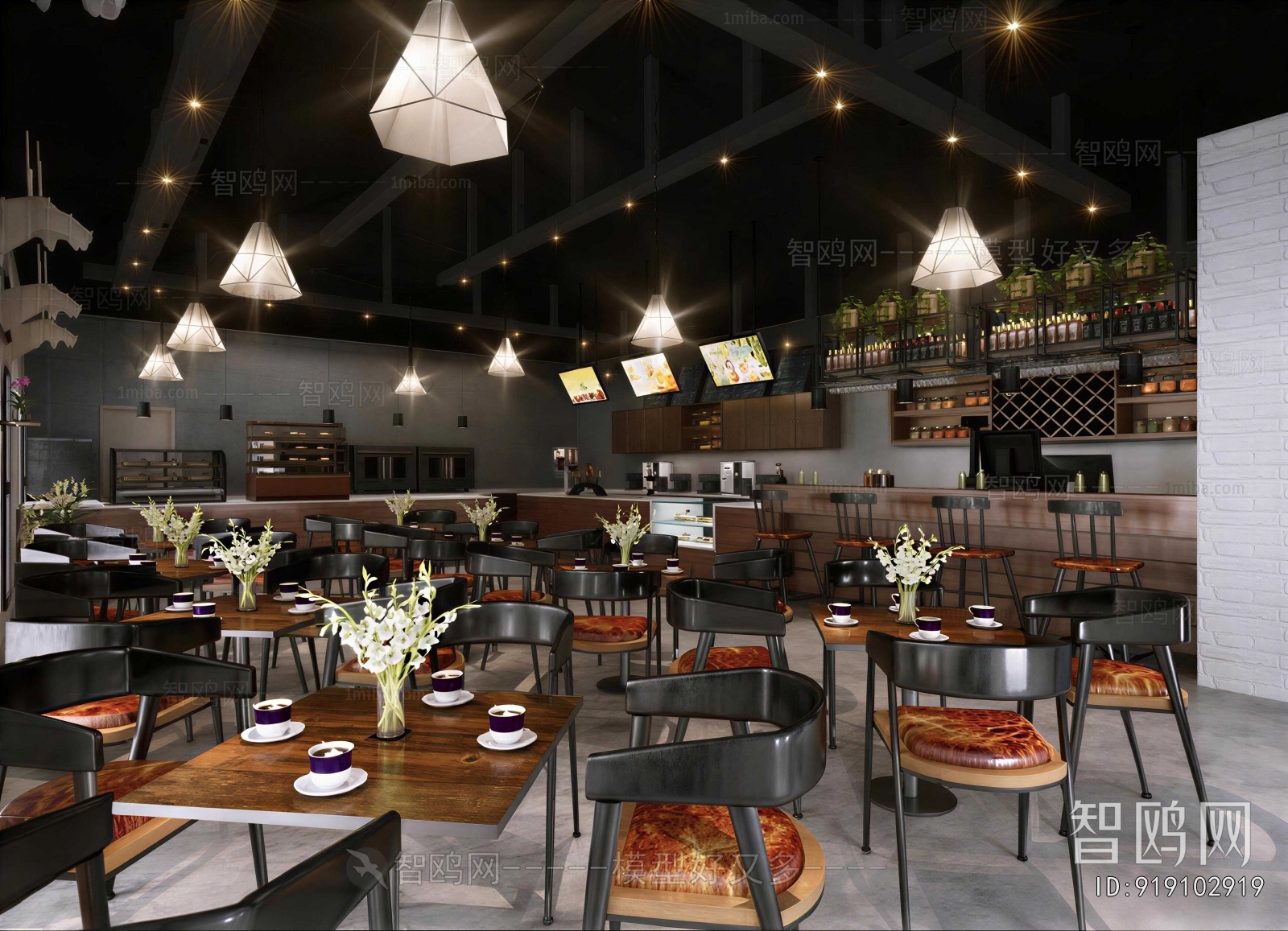 Industrial Style Cafe