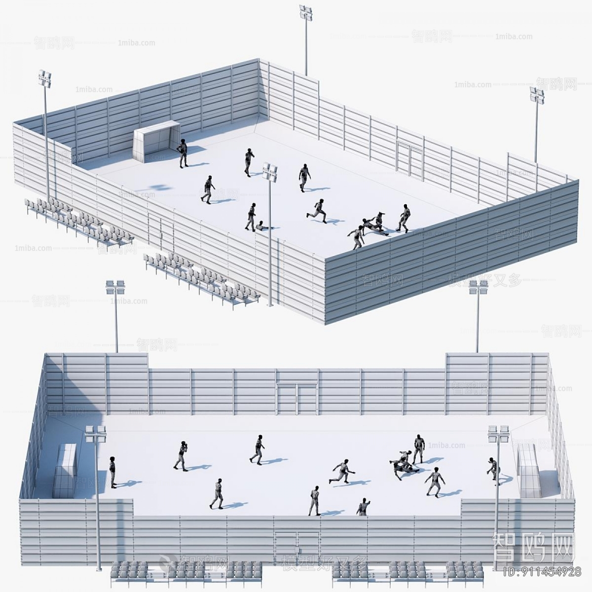 Modern Outdoor Sports Stadium