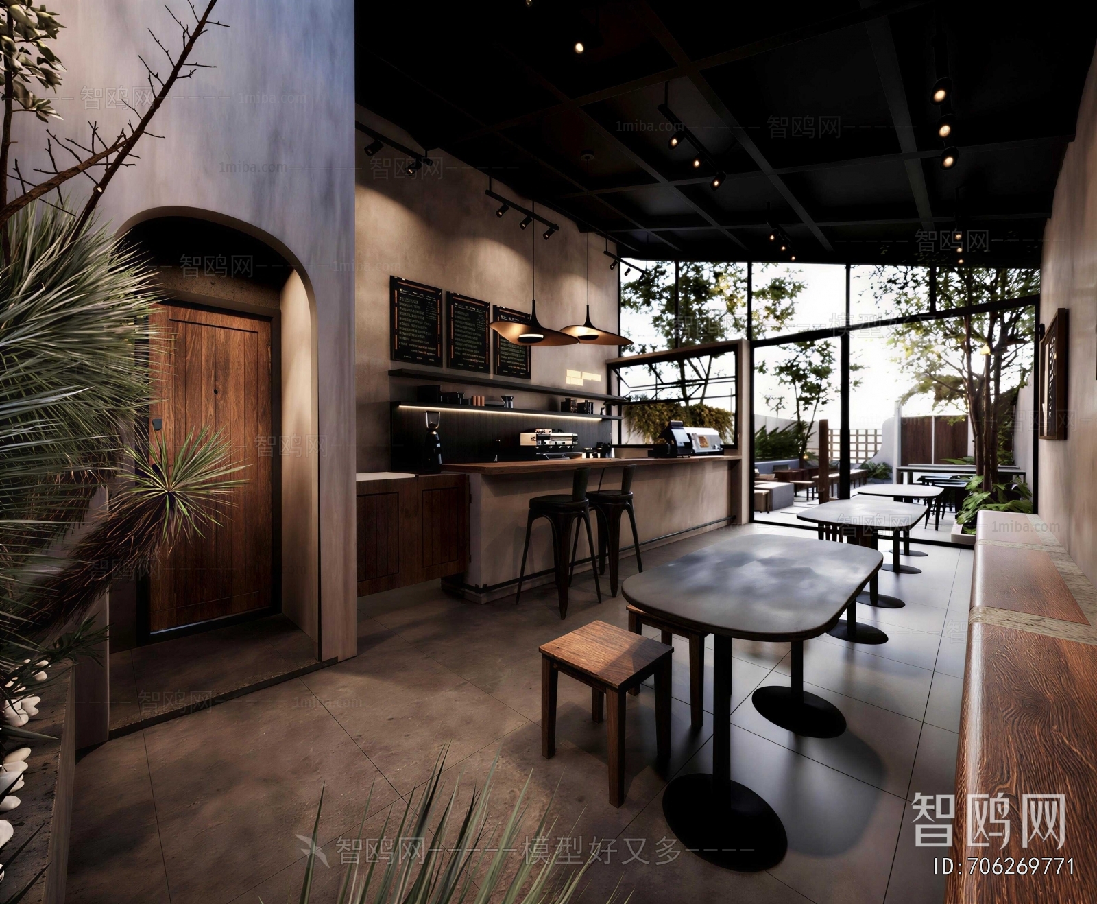 Industrial Style Cafe