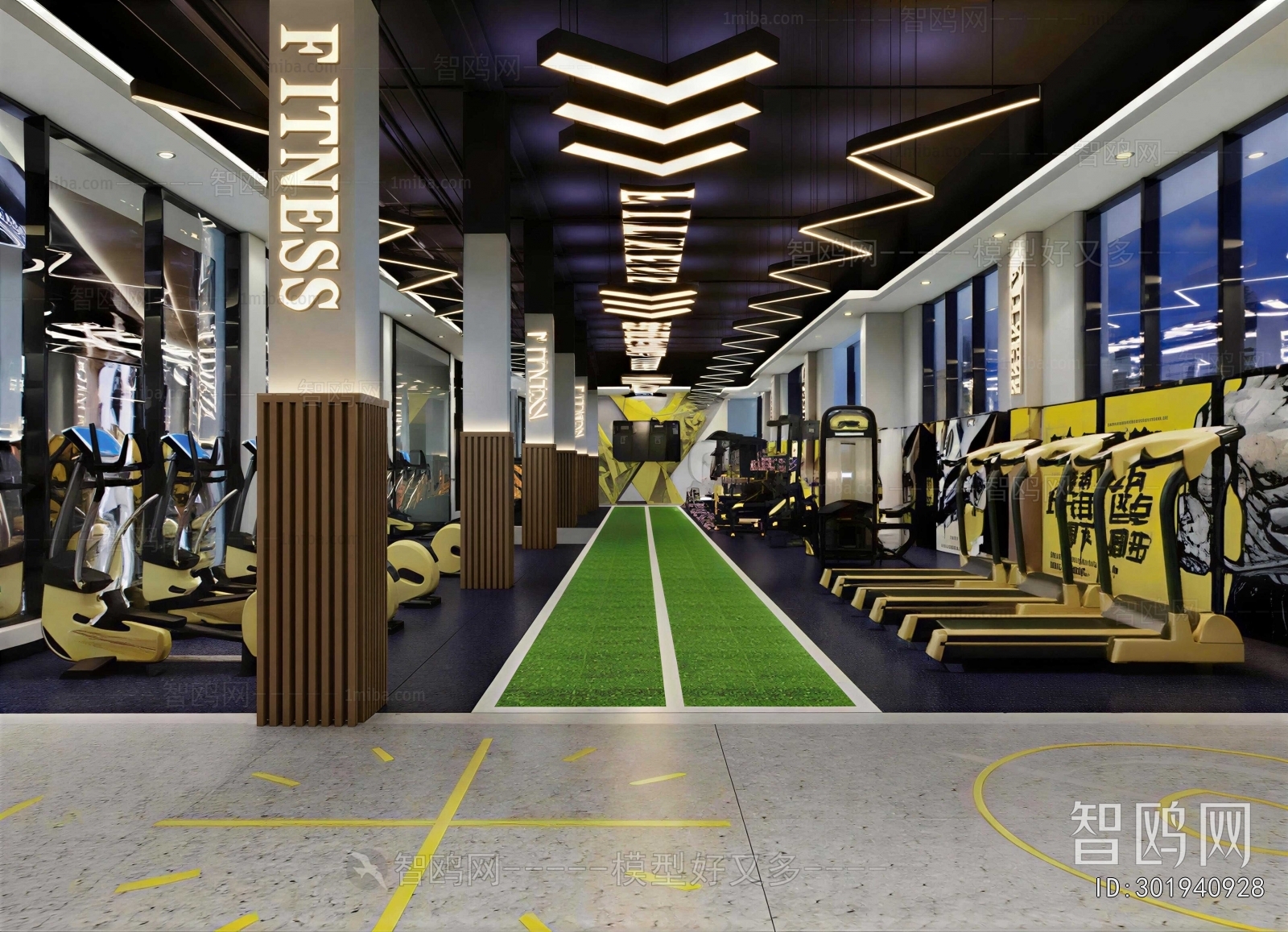 Industrial Style Gym