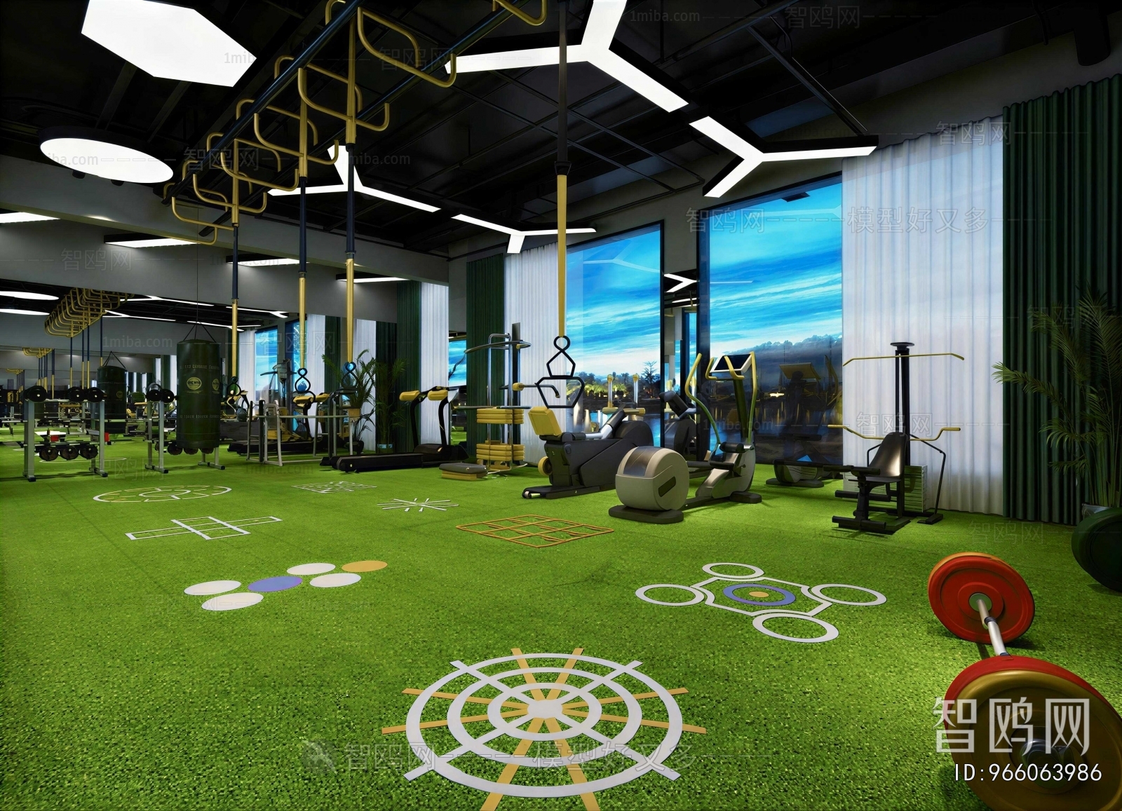 Industrial Style Gym