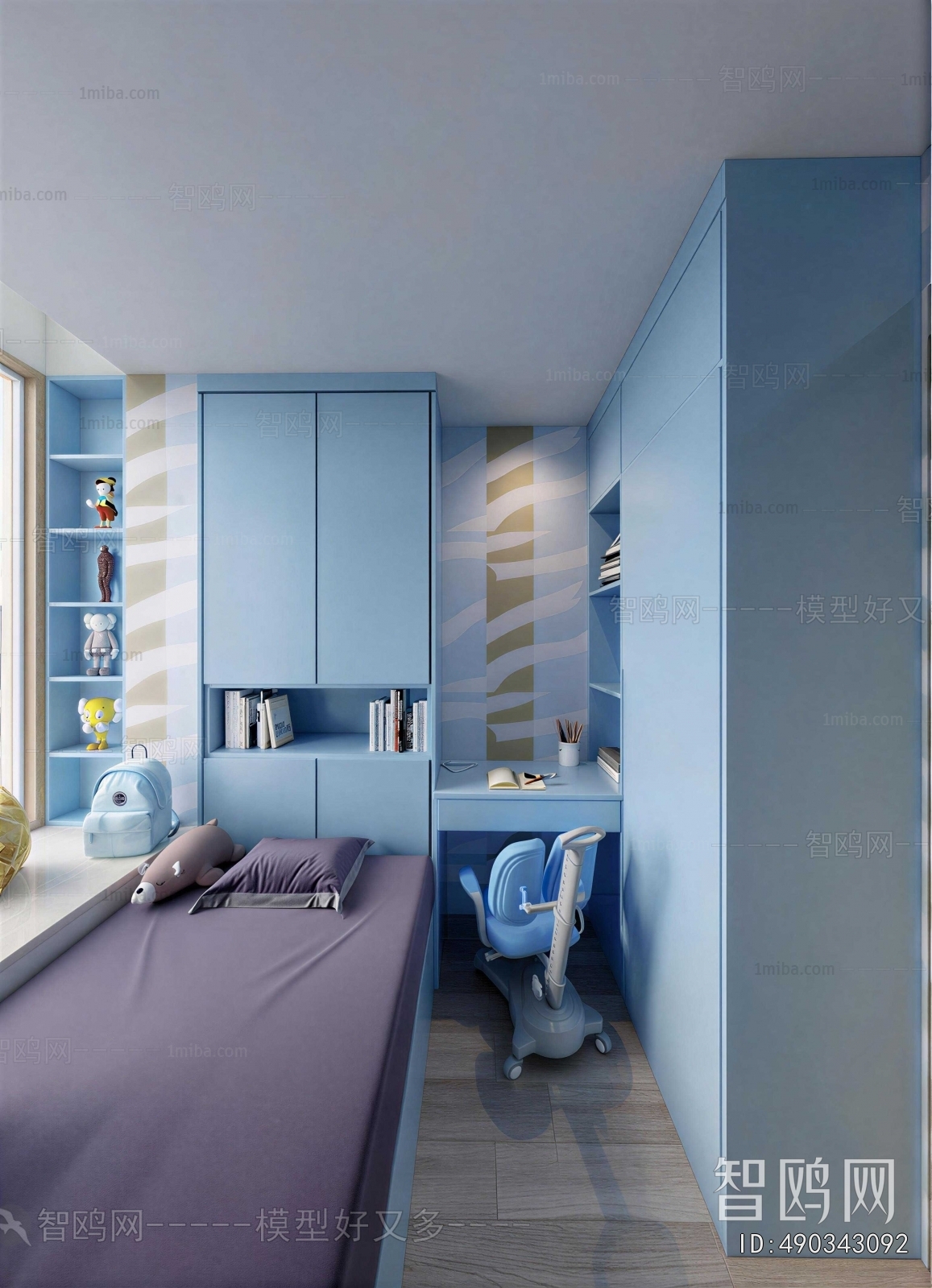 Modern Boy's Room And Son's Room