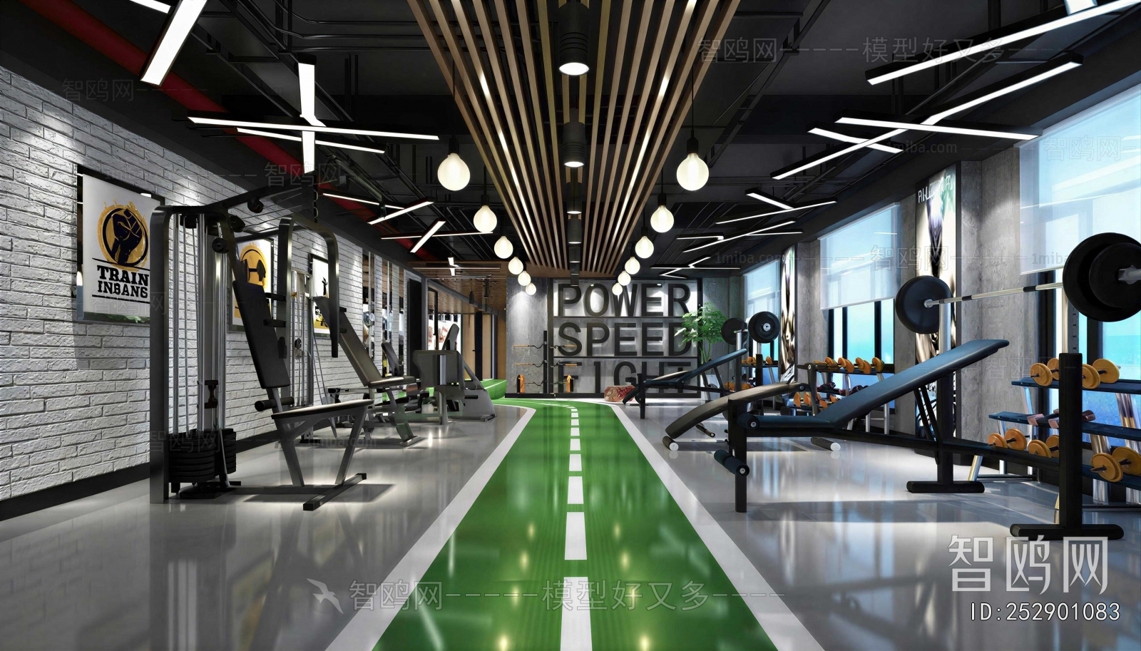 Industrial Style Gym