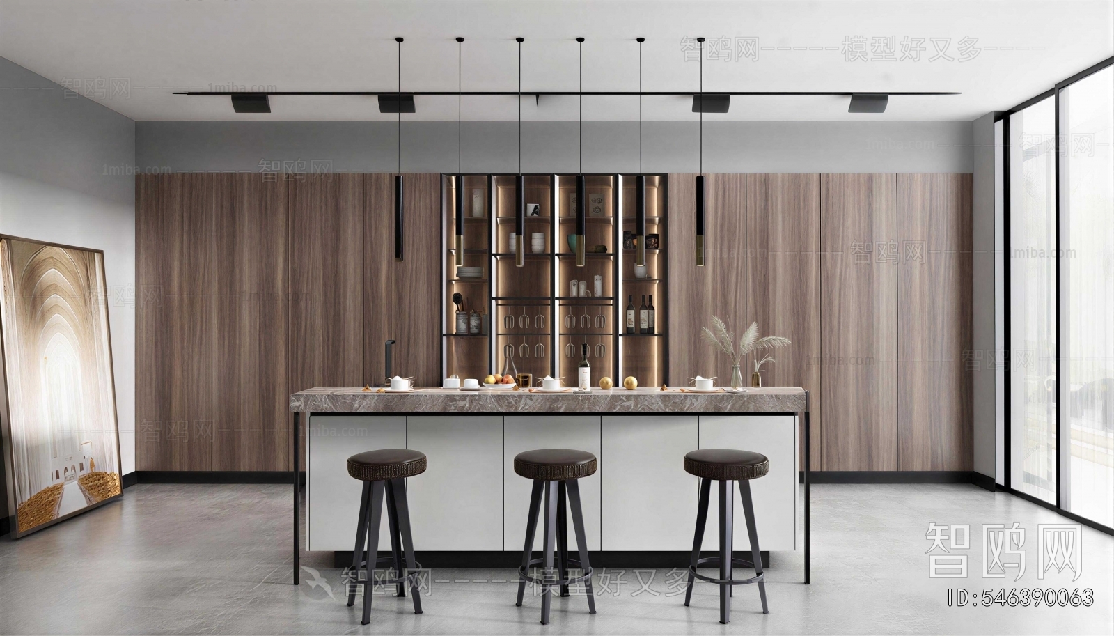 Modern Counter Bar