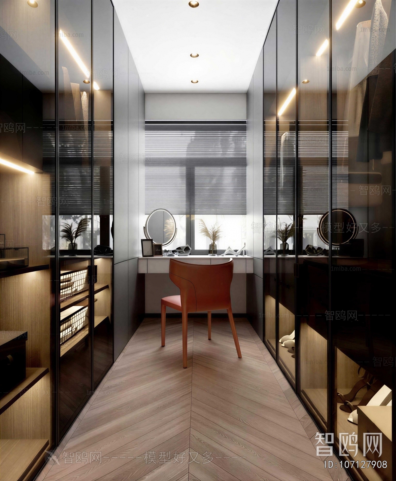 Modern Clothes Storage Area