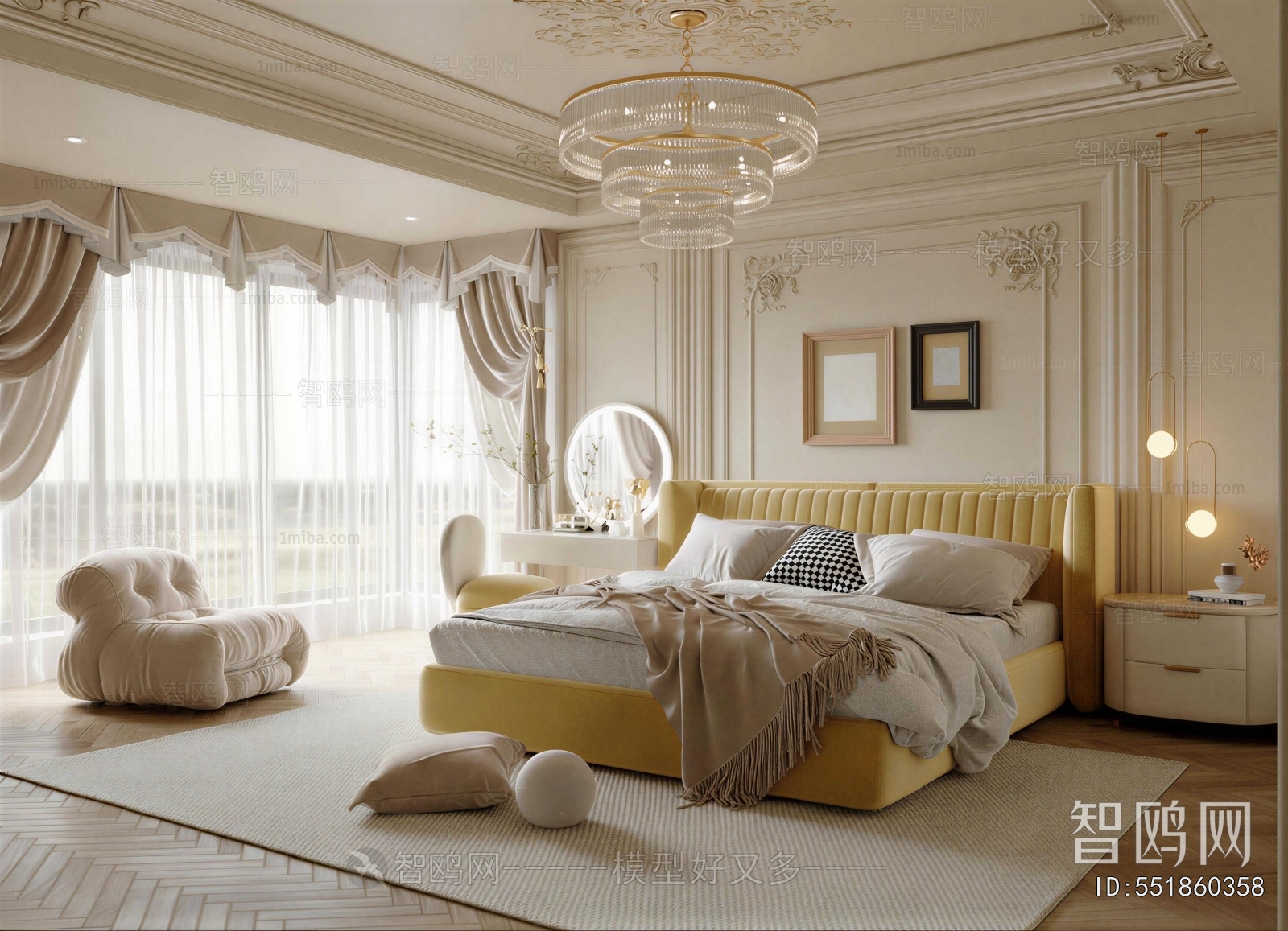 French Style Bedroom