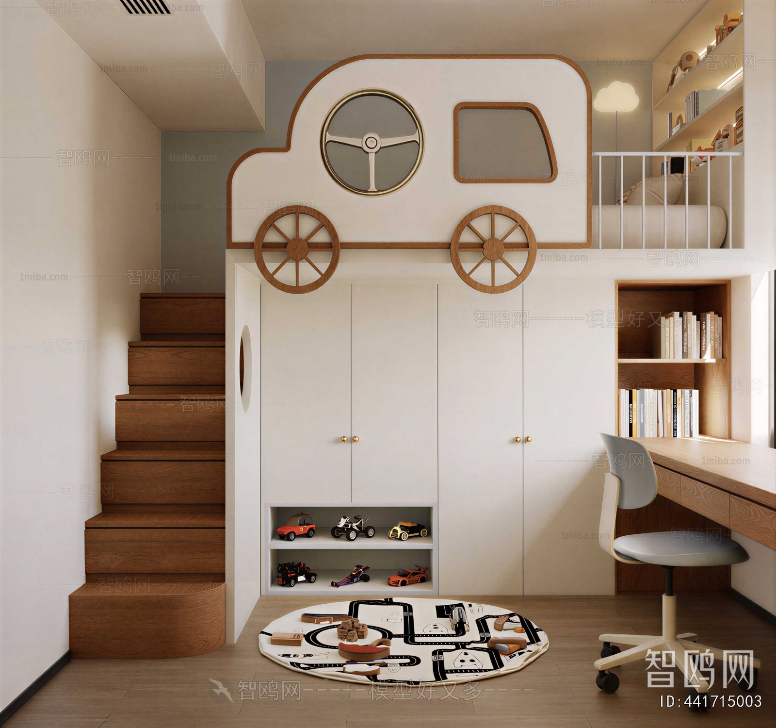 Modern Boy's Room And Son's Room