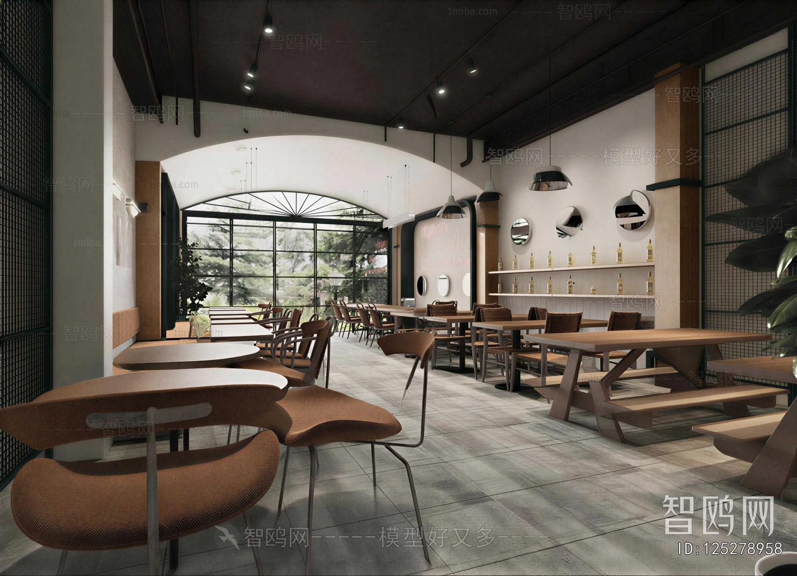 Industrial Style Cafe