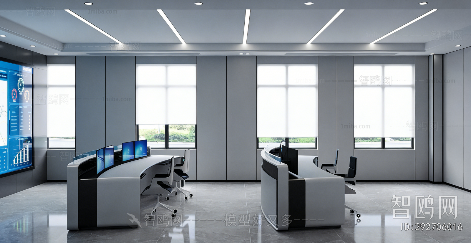 Modern Monitor Room