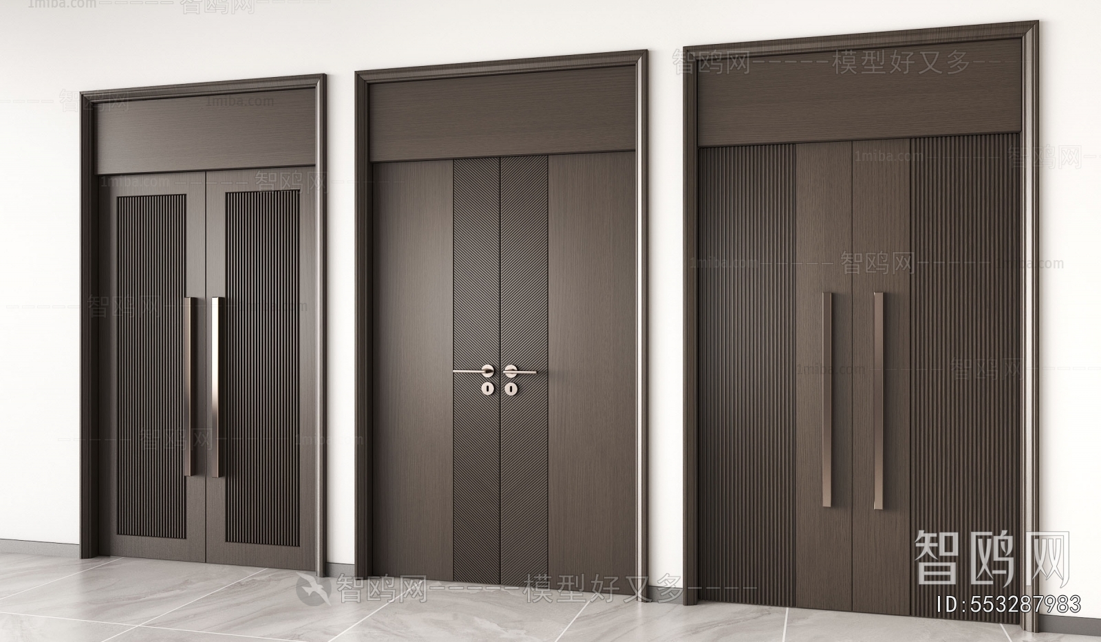New Chinese Style Double Door