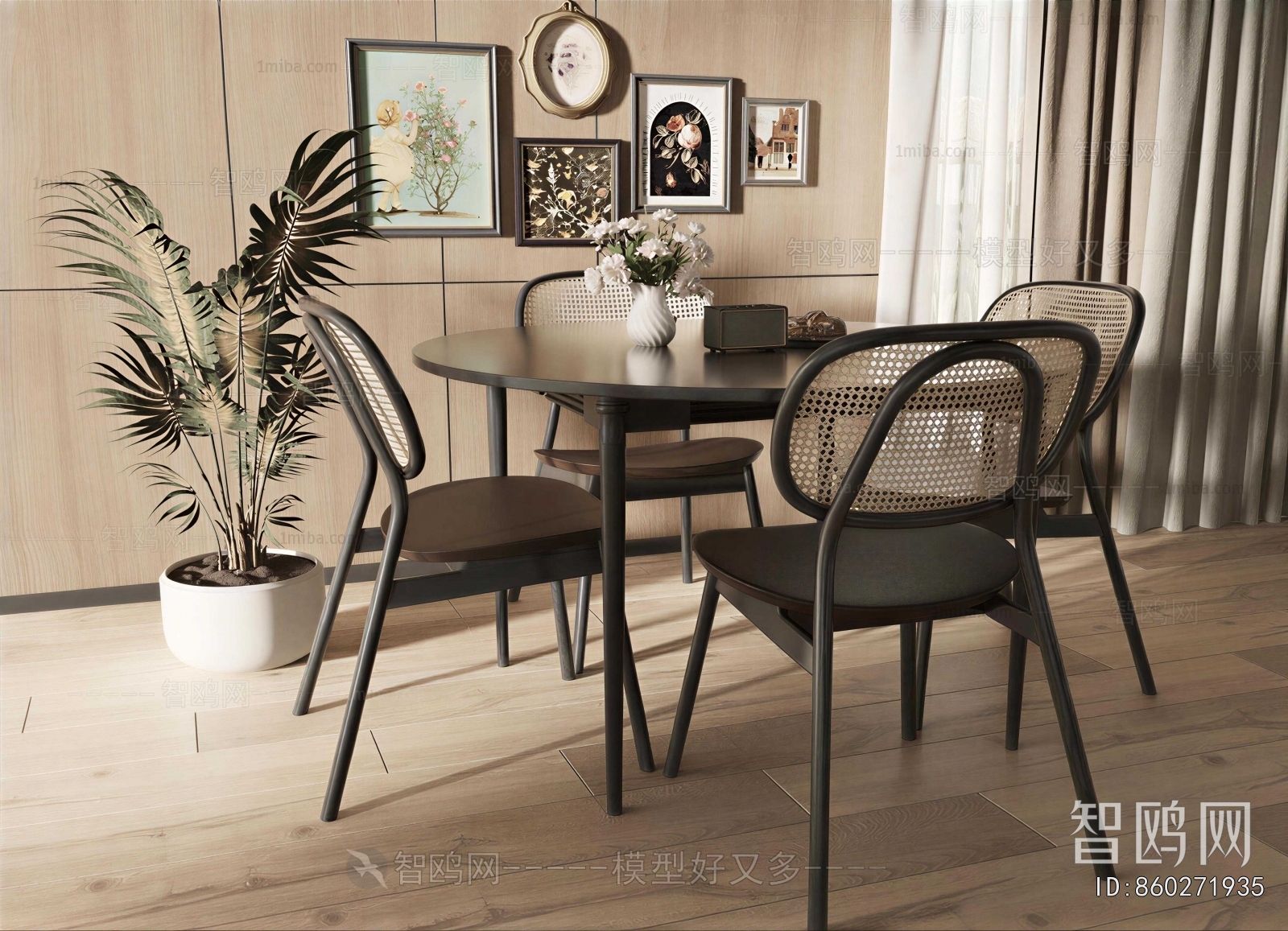 American Style Dining Table And Chairs