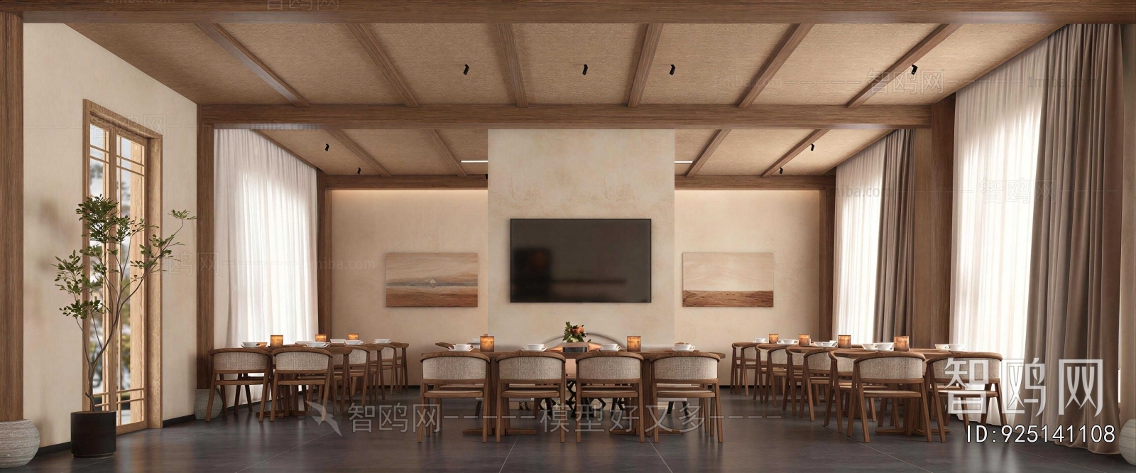 Wabi-sabi Style Restaurant