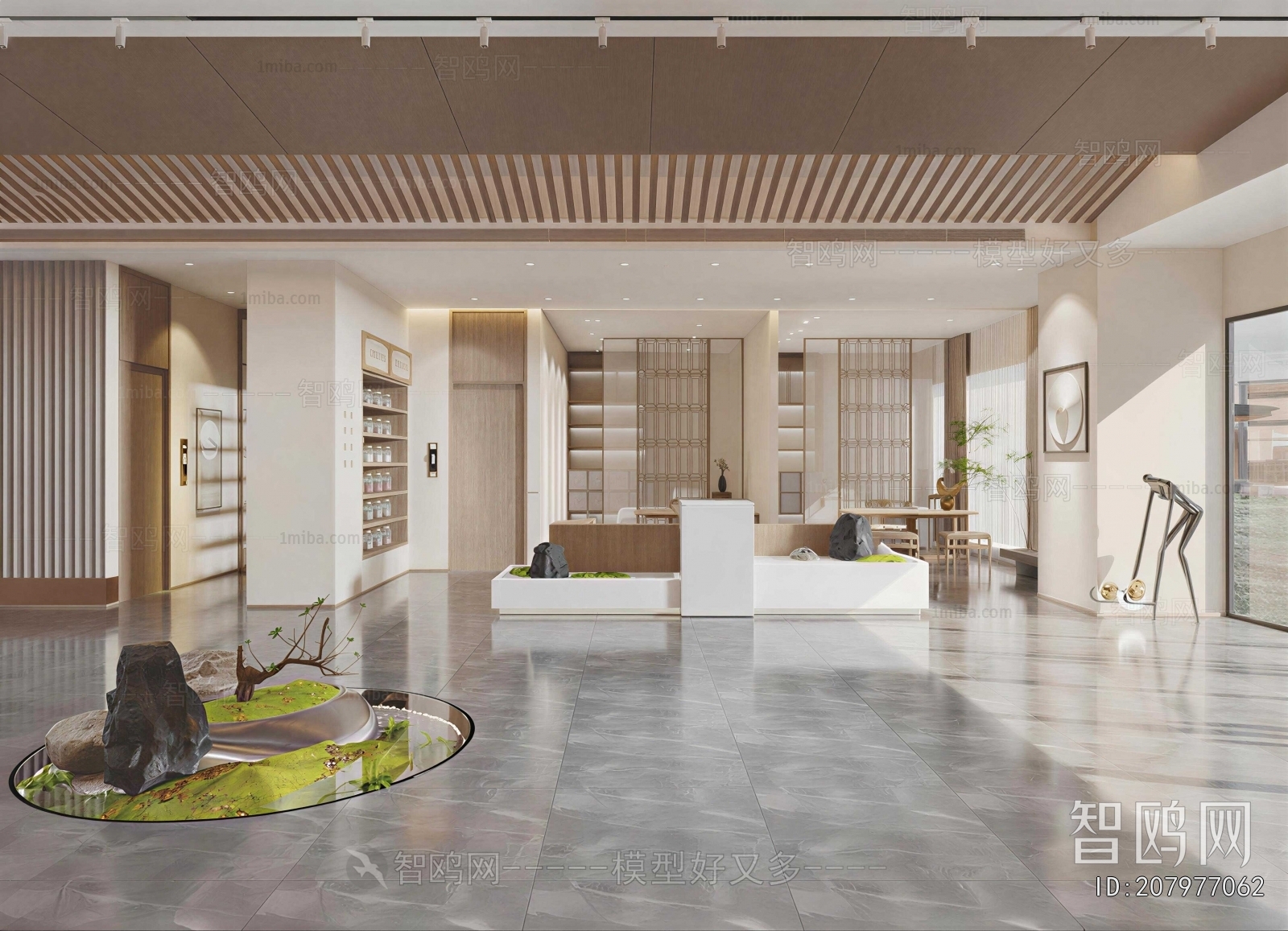 New Chinese Style Office Reception Desk