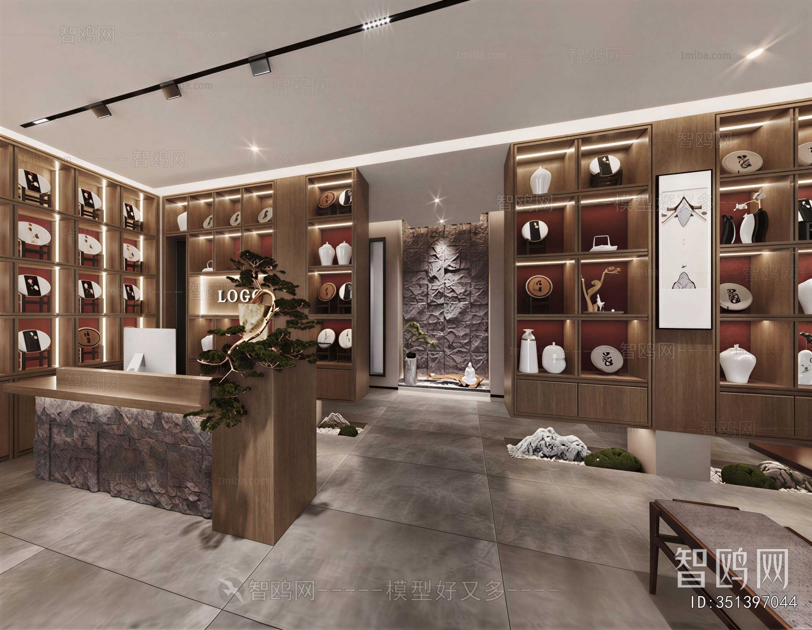 New Chinese Style Exhibition Hall