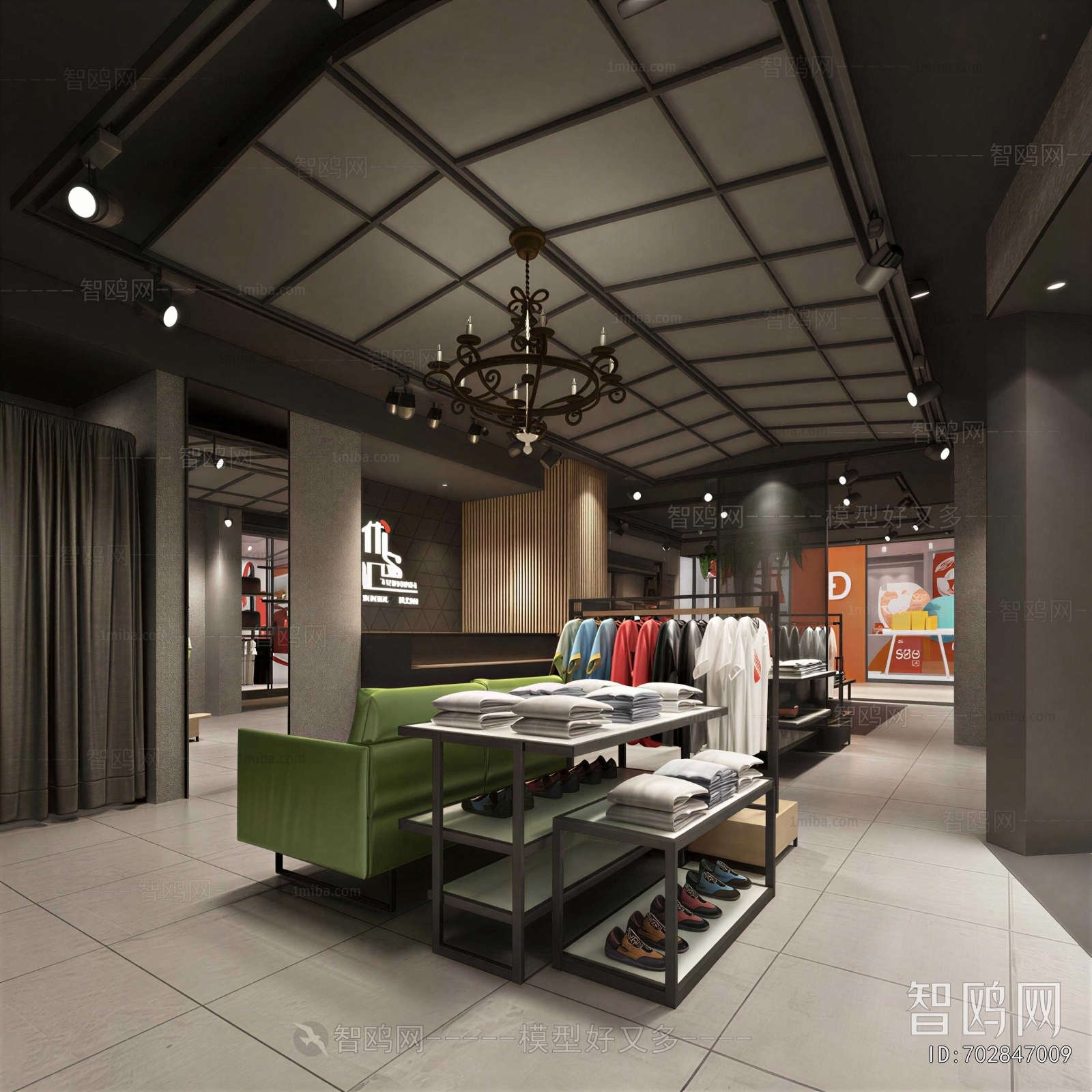 Industrial Style Clothing Store