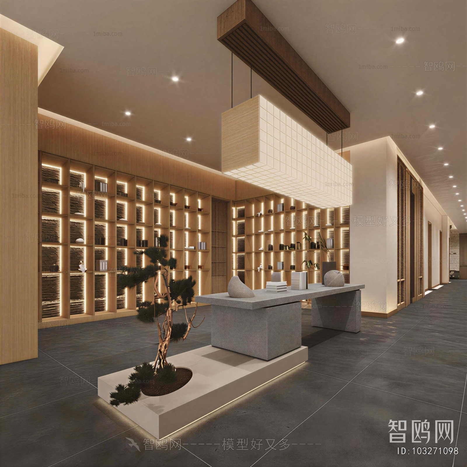 New Chinese Style Lobby Hall