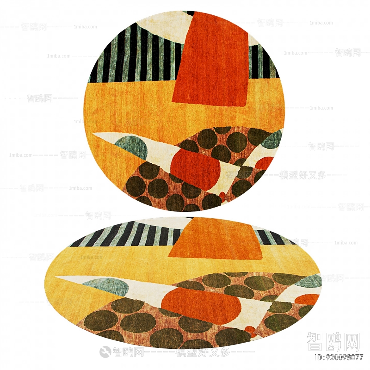 Modern Circular Carpet