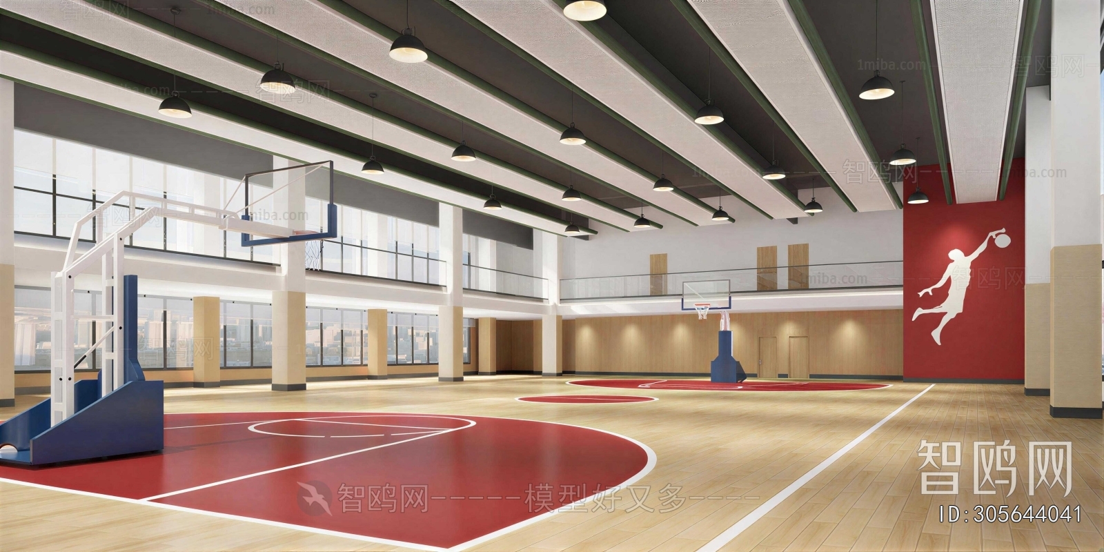 Modern Basketball Arena