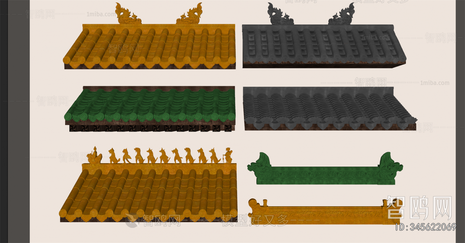 Chinese Style Building Component