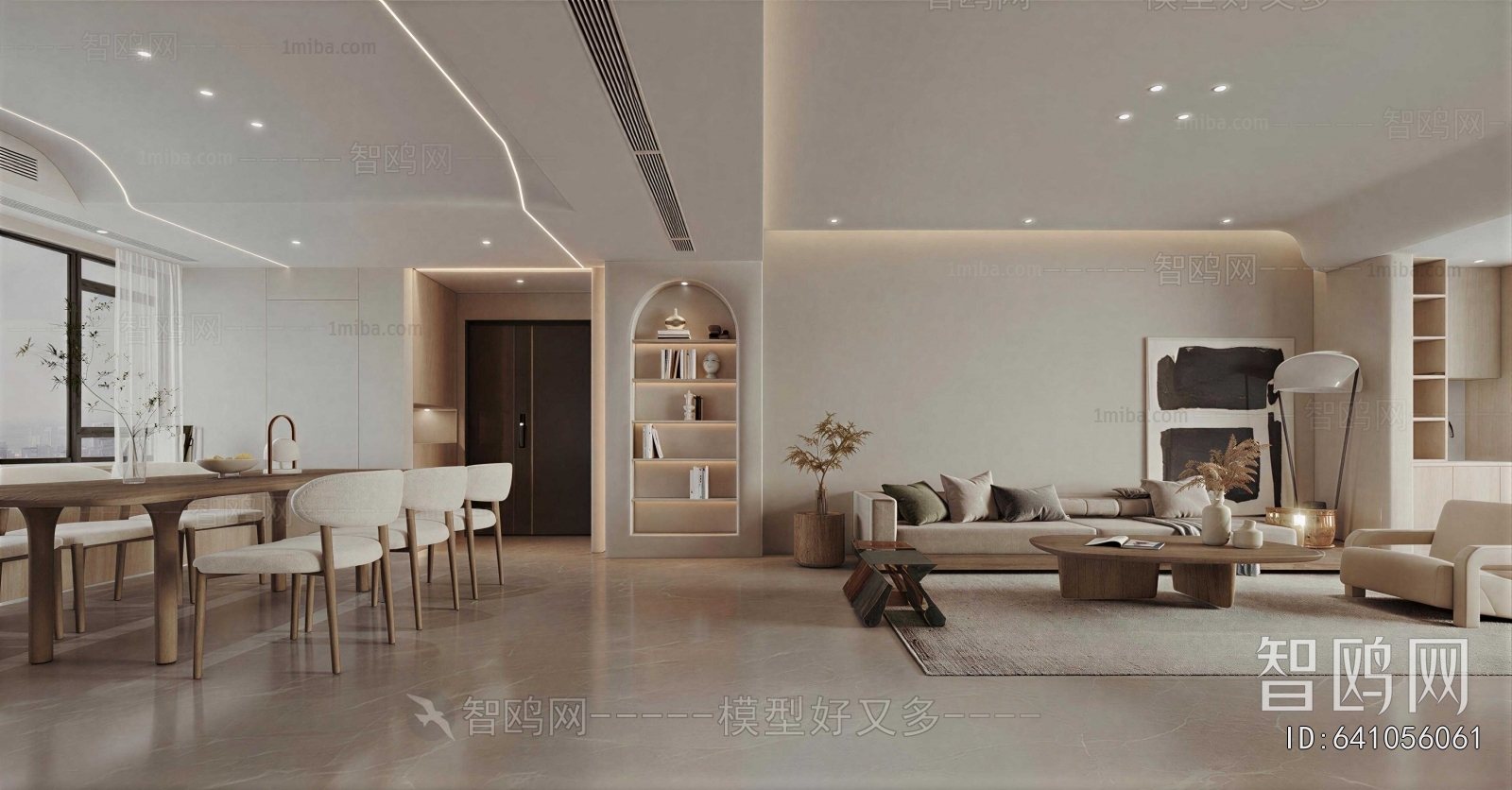 Wabi-sabi Style A Living Room