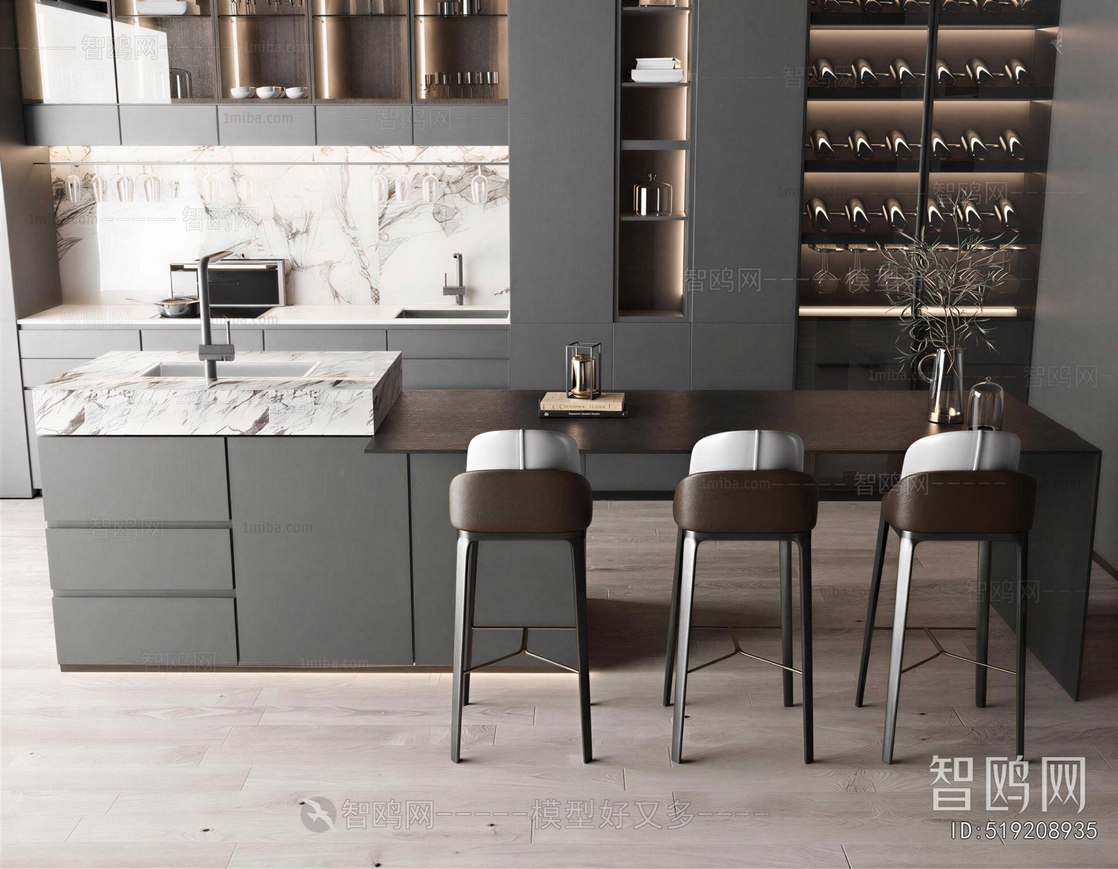 Modern Counter Bar