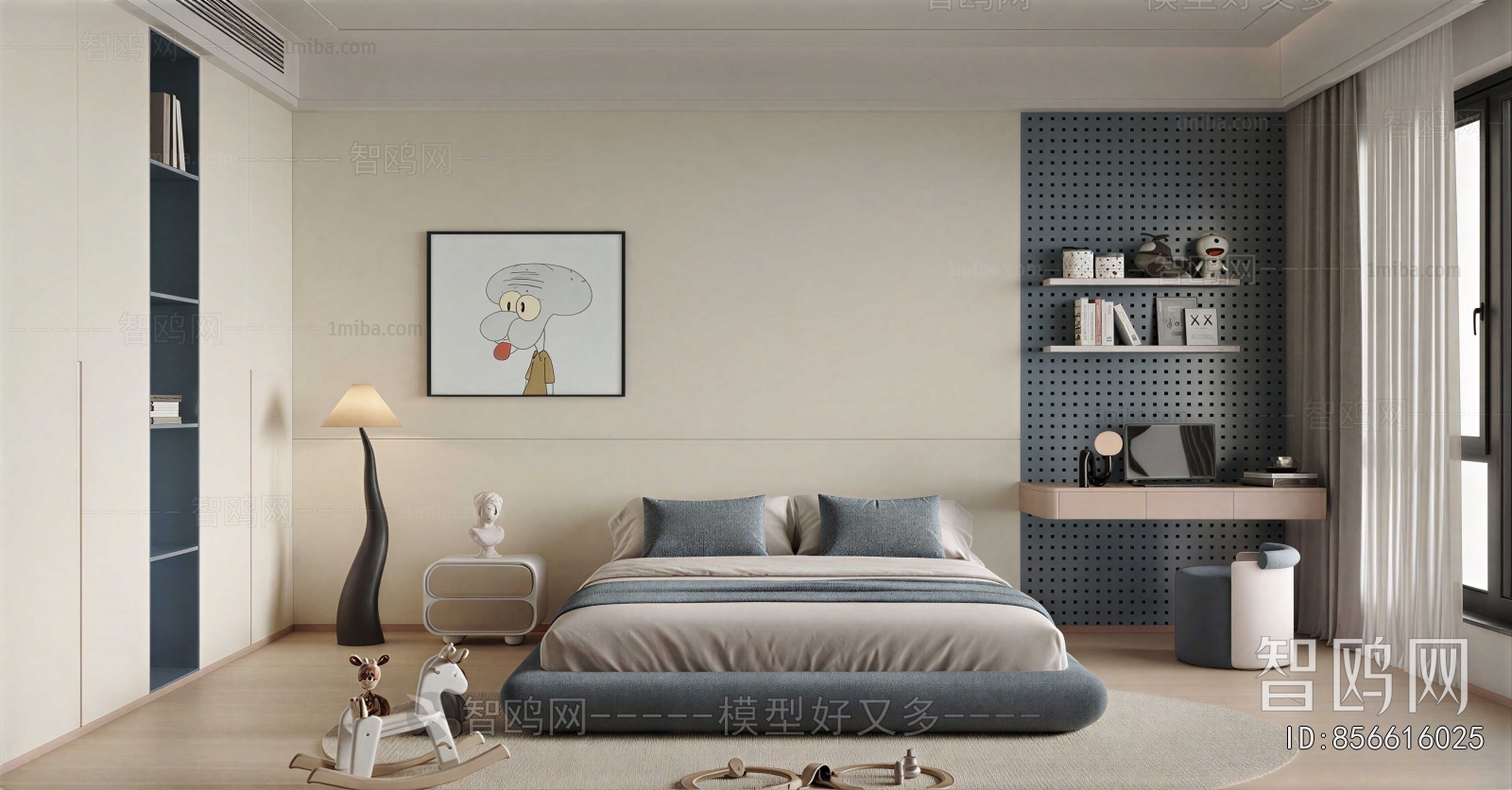 Modern Boy's Room And Son's Room