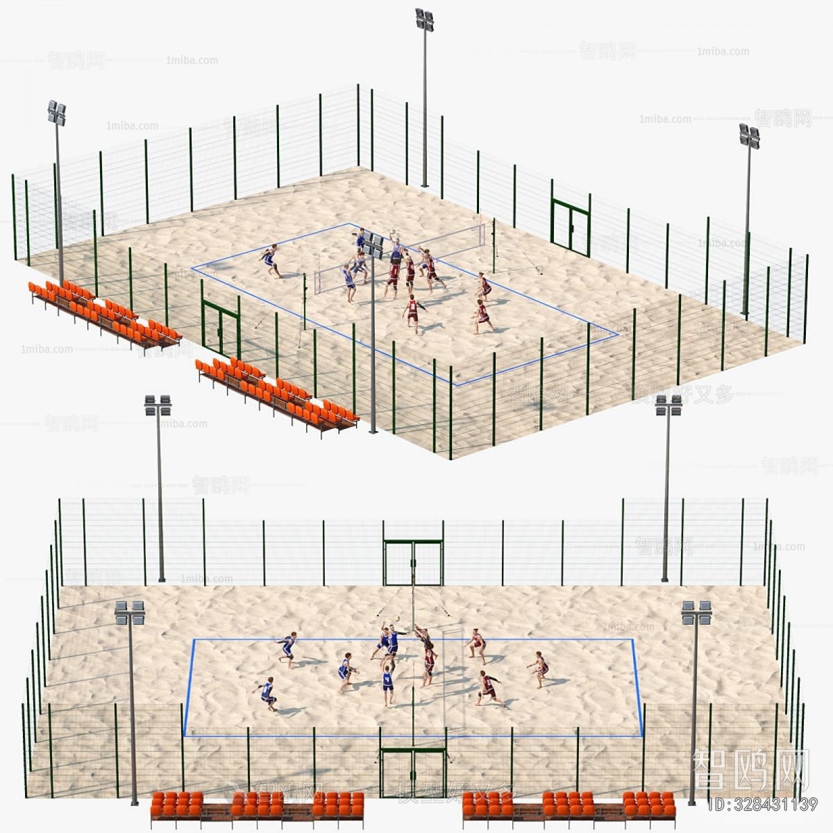 Modern Outdoor Sports Stadium