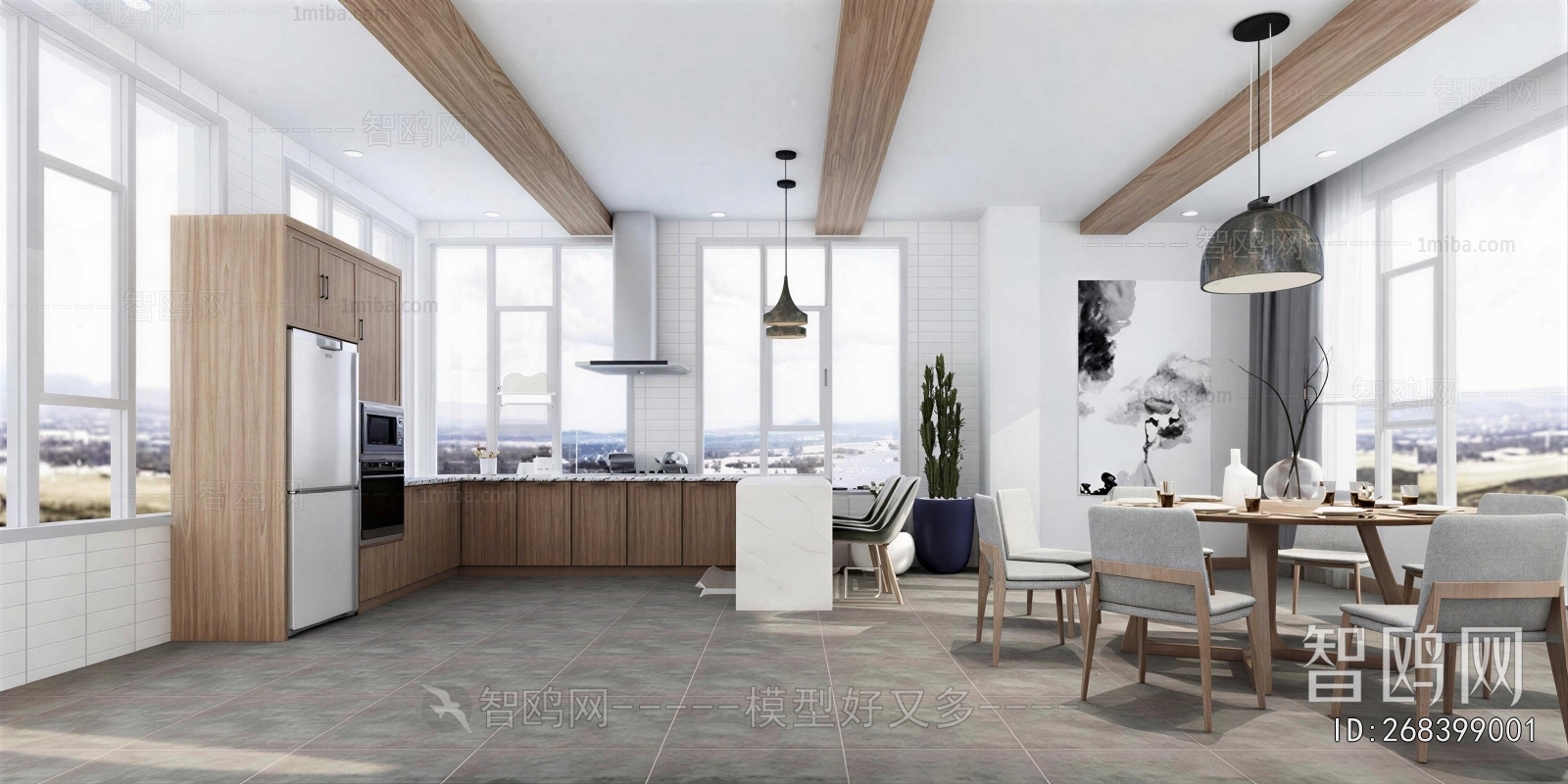 Modern Open Kitchen
