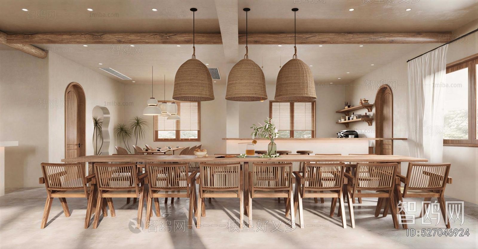 Wabi-sabi Style Restaurant