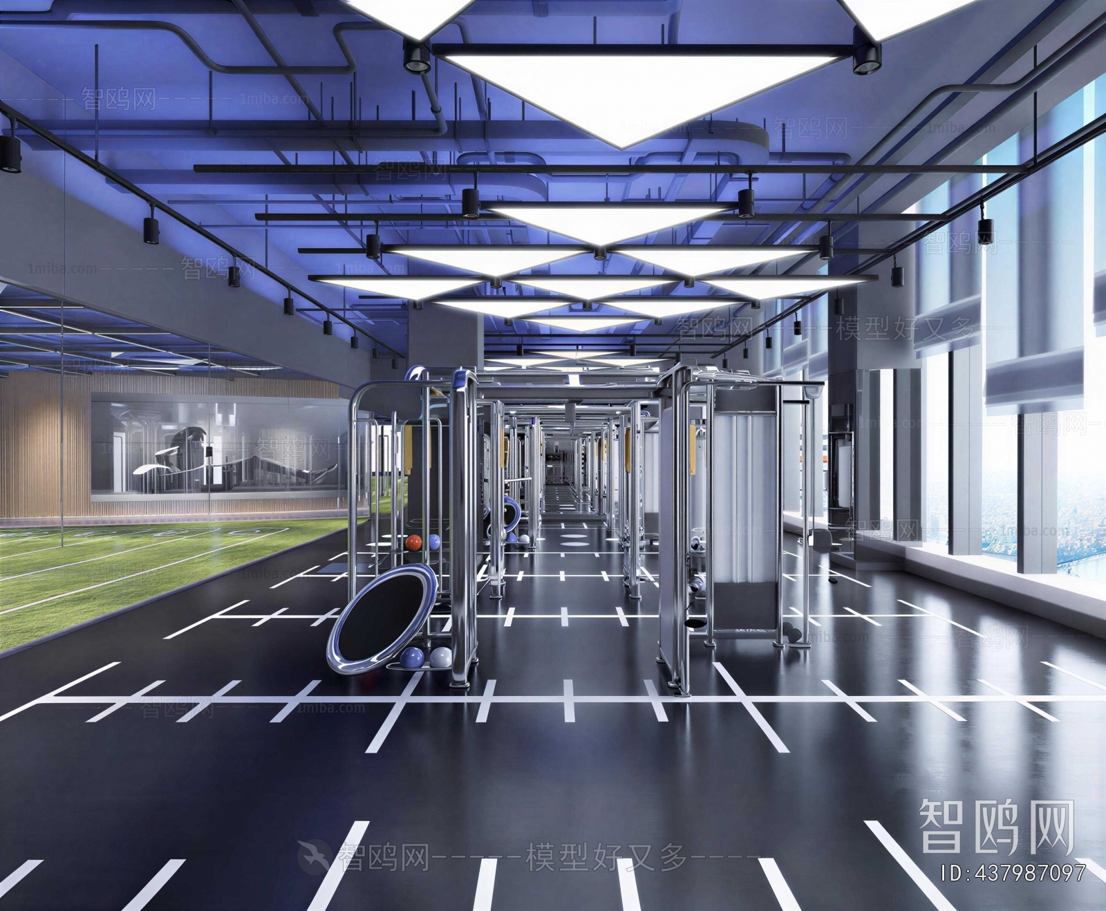 Industrial Style Gym